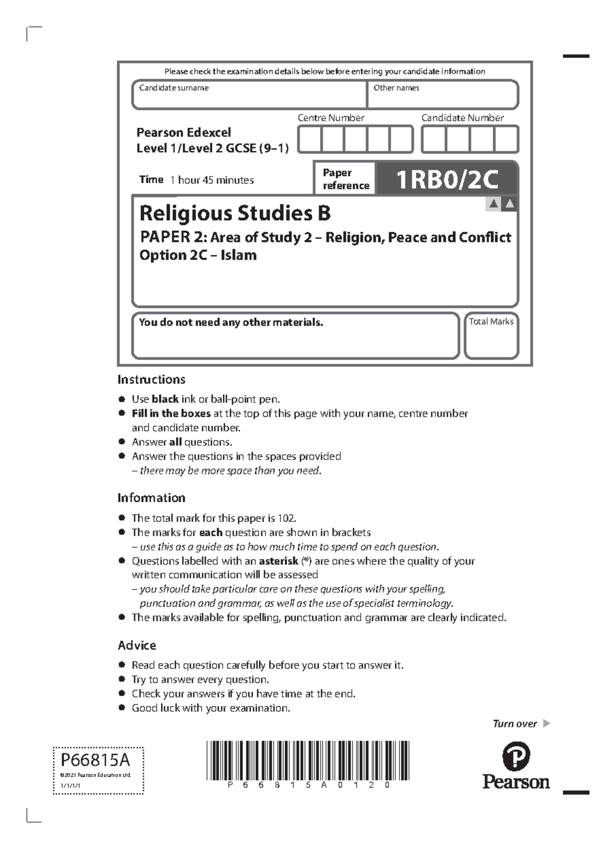 1rb0 2c que 20211124 - Papet - P66815A0120 P66815A©2021 Pearson ...