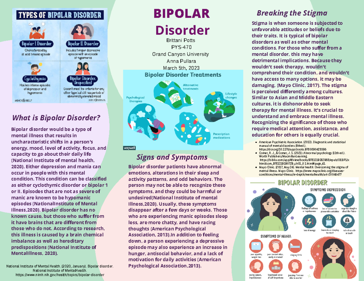 Benchmark Bipolar Disorder Brochure - Bipolar disorder patients have ...