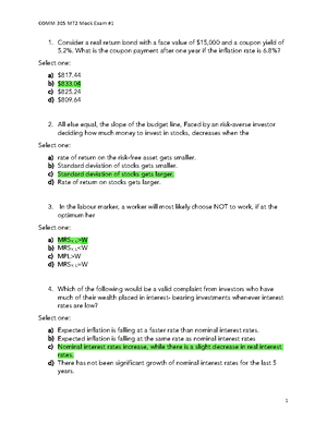 COMM 220 Midterm 1 REVIEW - COMM 220 MIDTERM 1 THEORY REVIEW RED ...