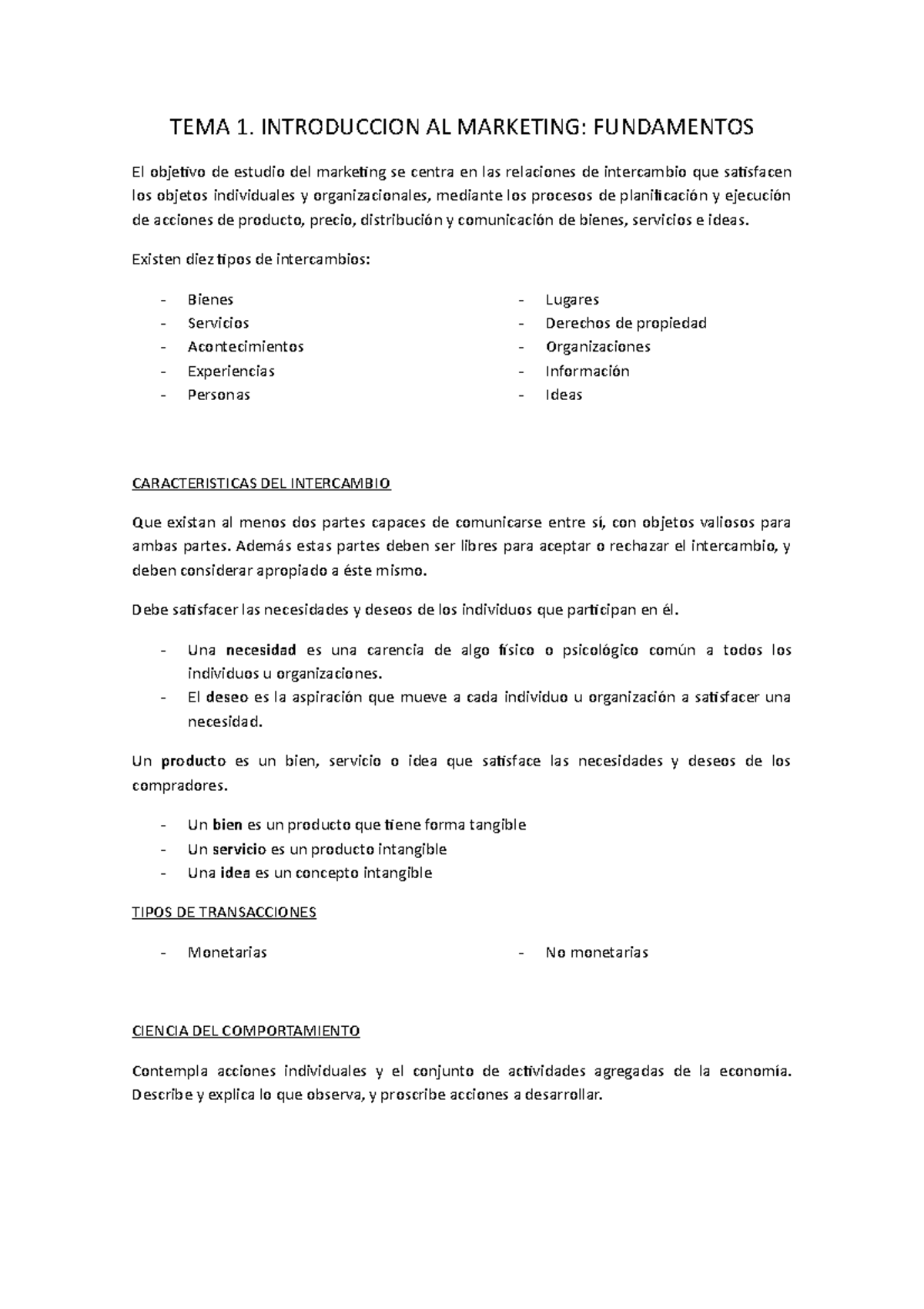 Todos Los Temas Marketing - Temas 1 - 9 - TEMA 1. INTRODUCCION AL ...