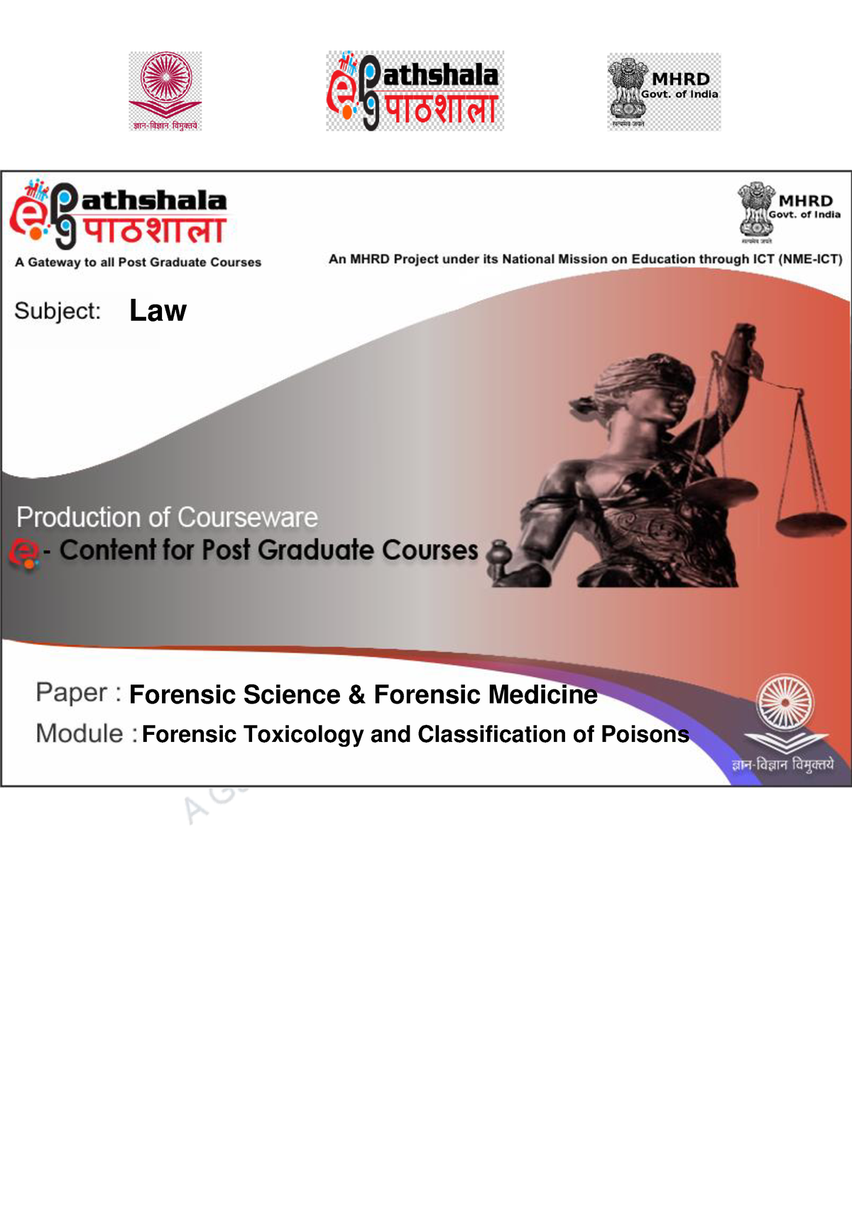 Types Of Poisons As Viewed In Forensic Toxicology