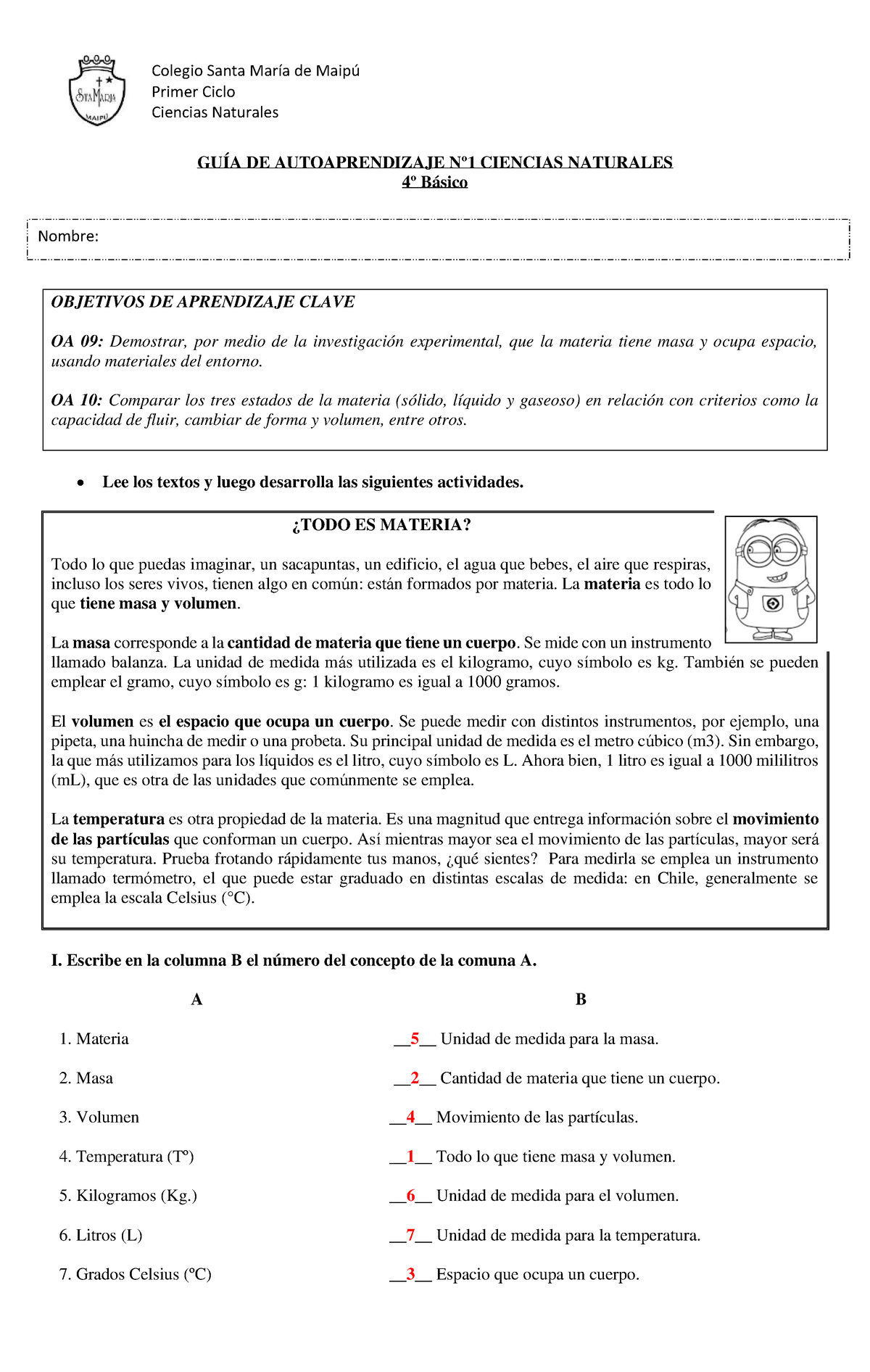 Ciencias Retro Guía-Nº1 4º Reenviada Resultado - GUÍA DE ...