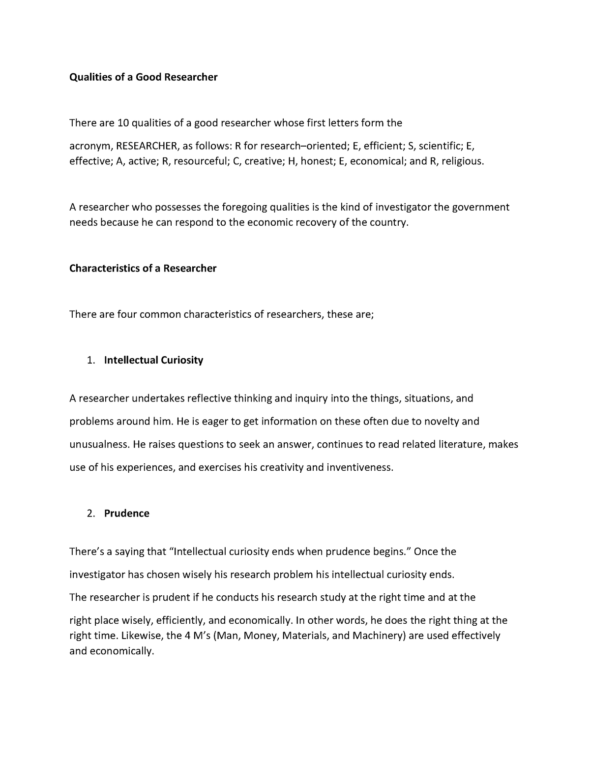 Research 1 Qualities Of A Good Researcher There Are 10 Qualities Of A   Thumb 1200 1553 