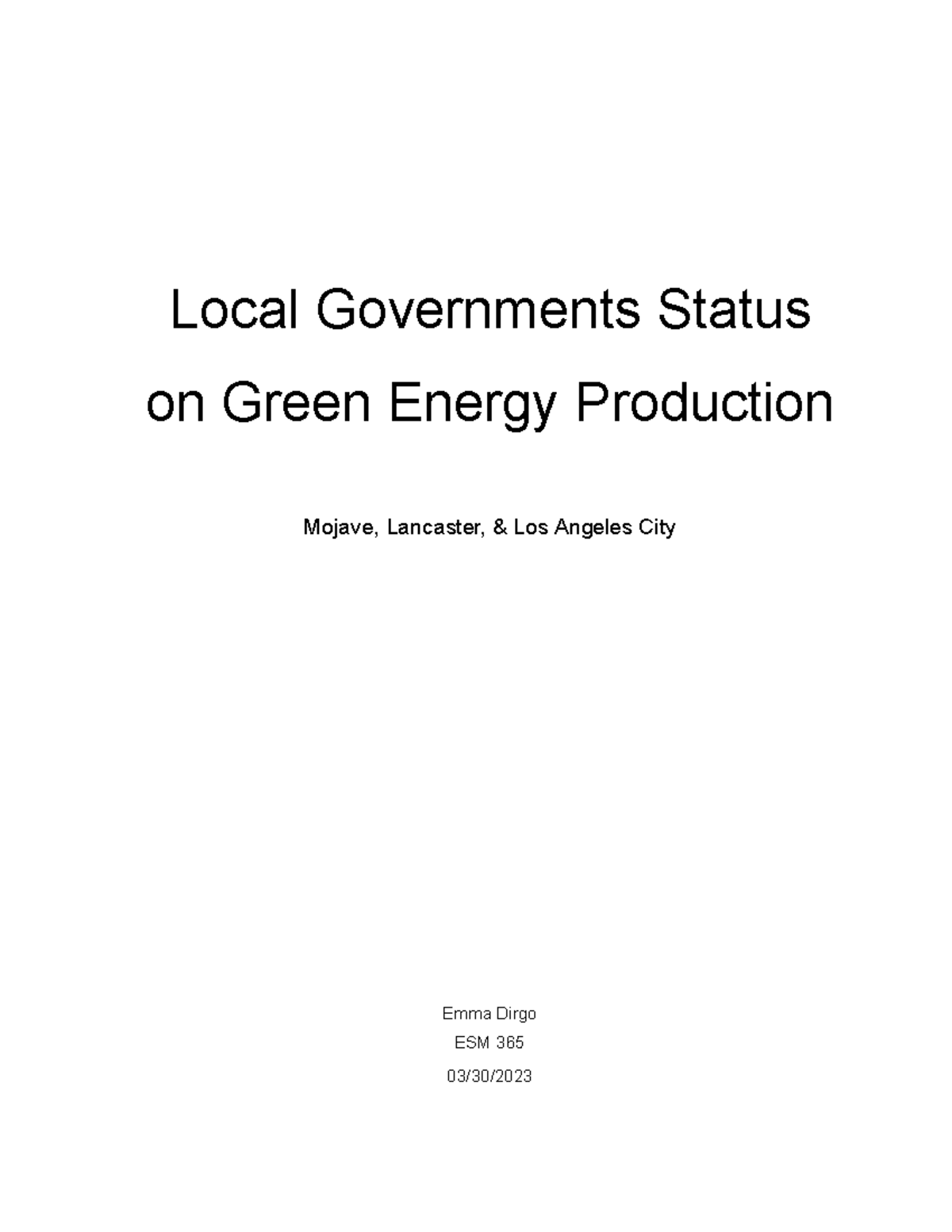 ASG 2 ESM 365 sp2023 This is assignment number 2 for esm 365 course