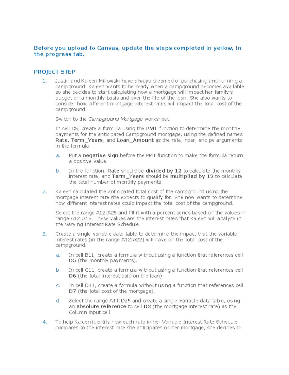 Instructions P4 - please help to solve this - Before you upload to ...