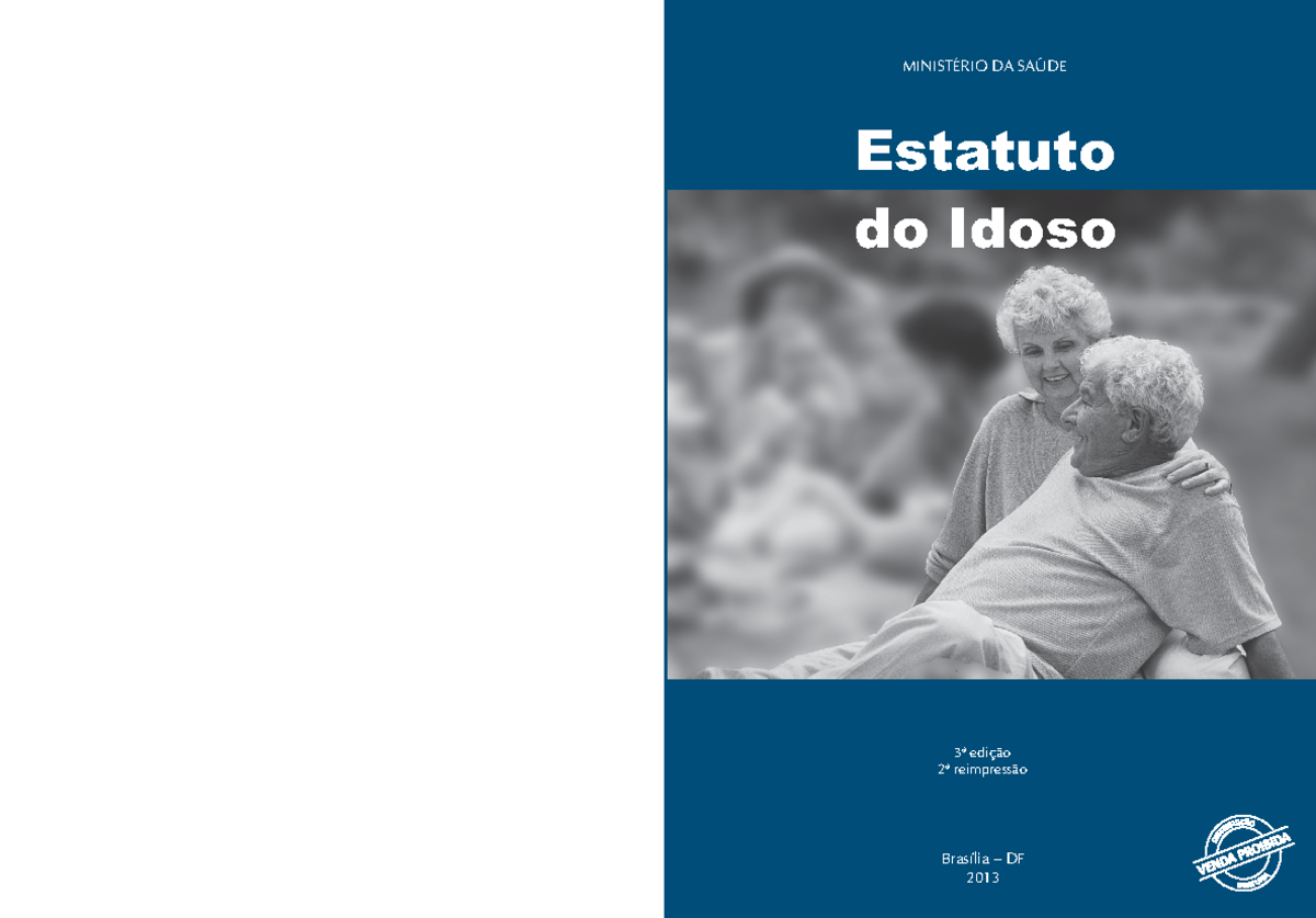 Estatuto idoso 3edicao - Estatuto do Idoso 3ª edição 2ª reimpressão ...
