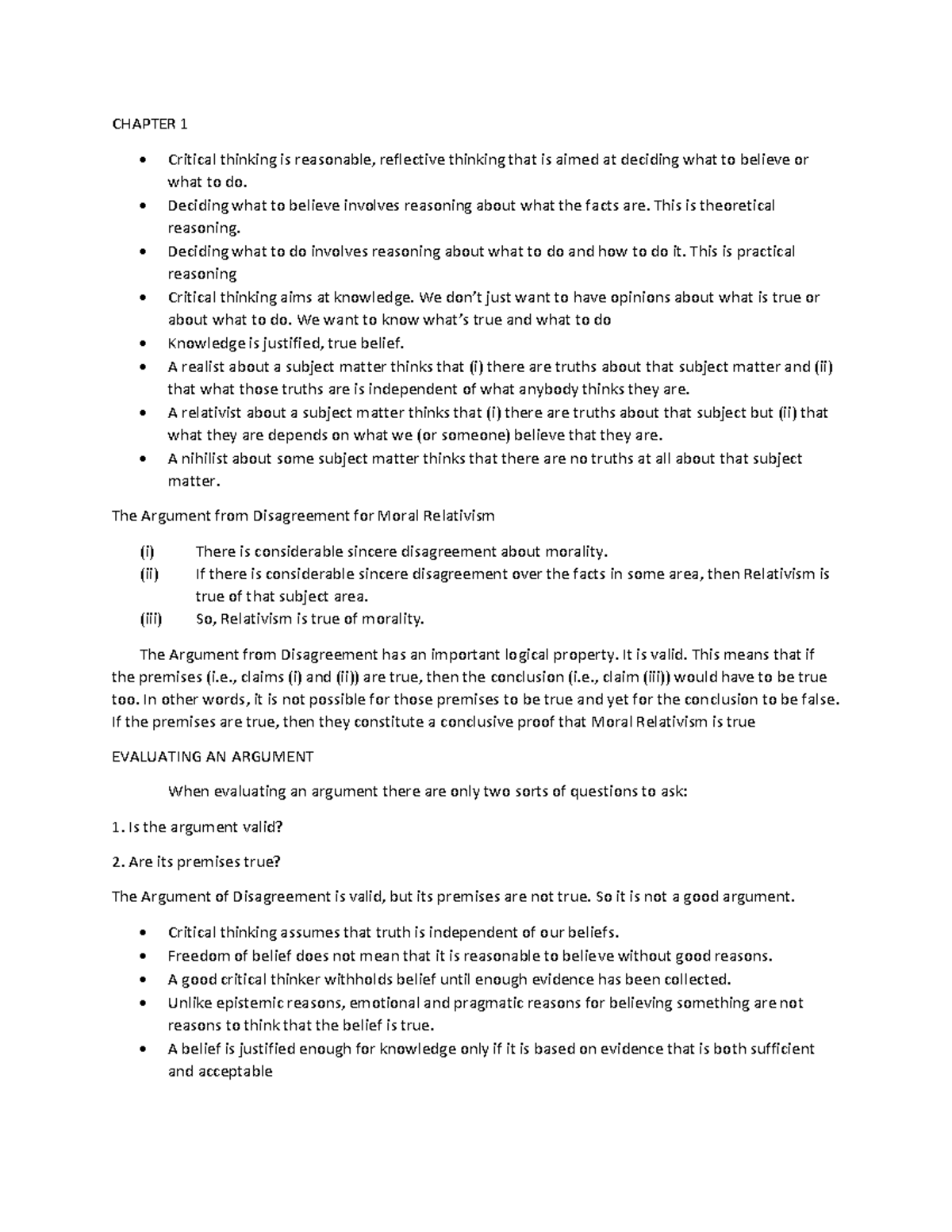 SSH chapters 1-5 study notes - CHAPTER 1 • • • • • • • • Critical ...