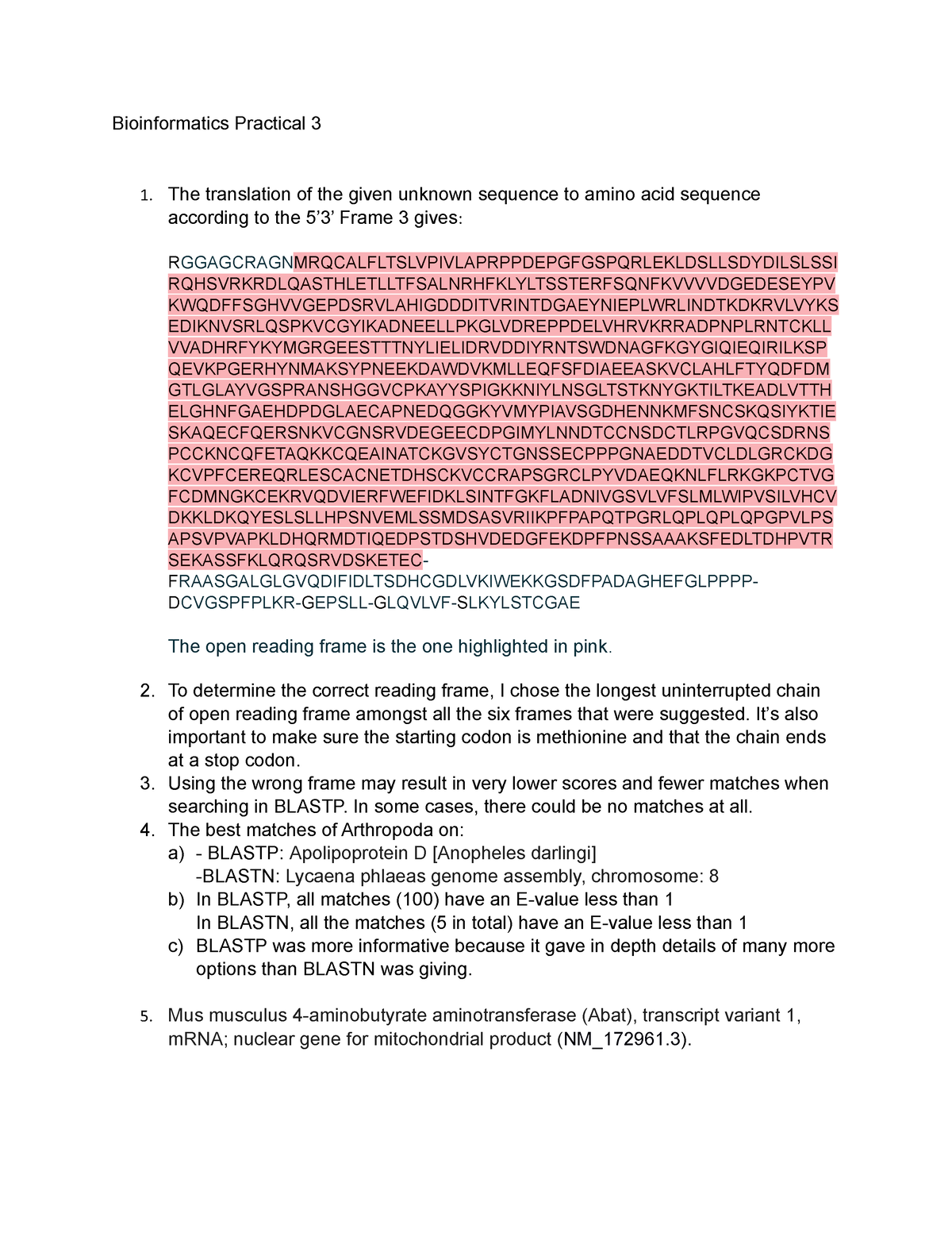 bioinformatics bachelor thesis