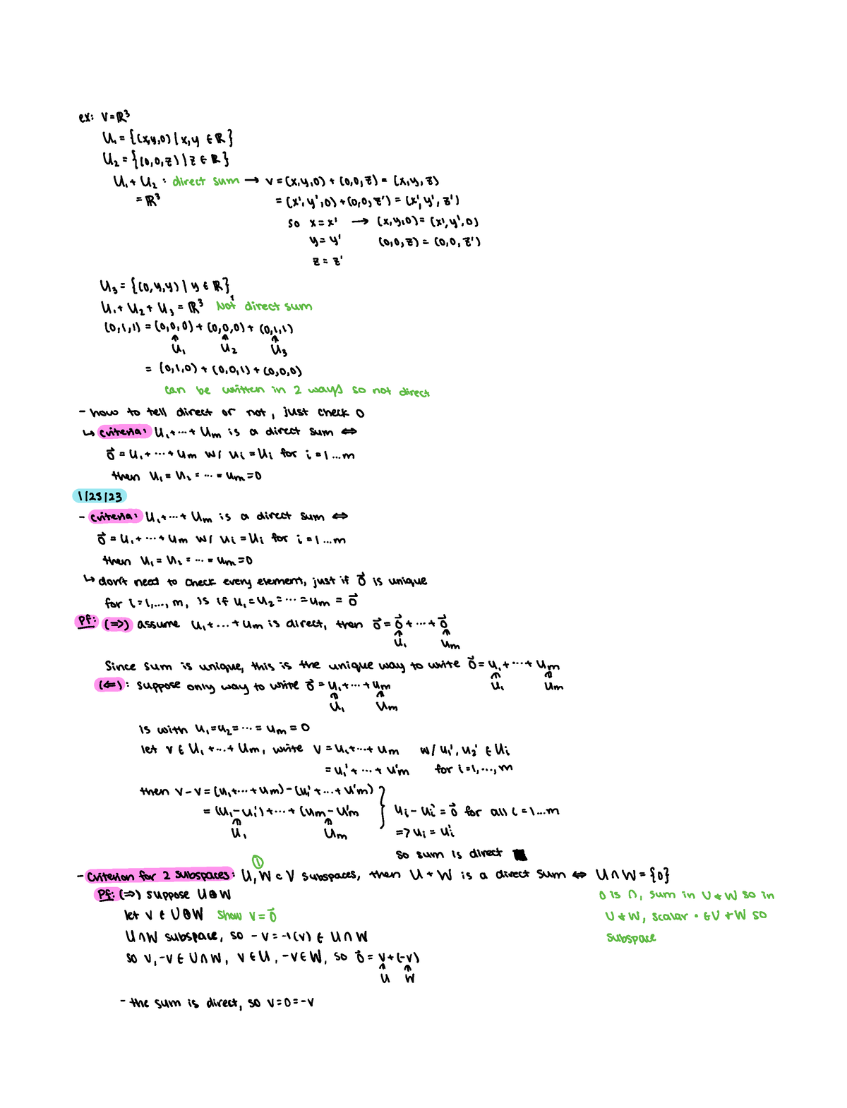 Notes From Chapter 1C - MATH 354 - Studocu