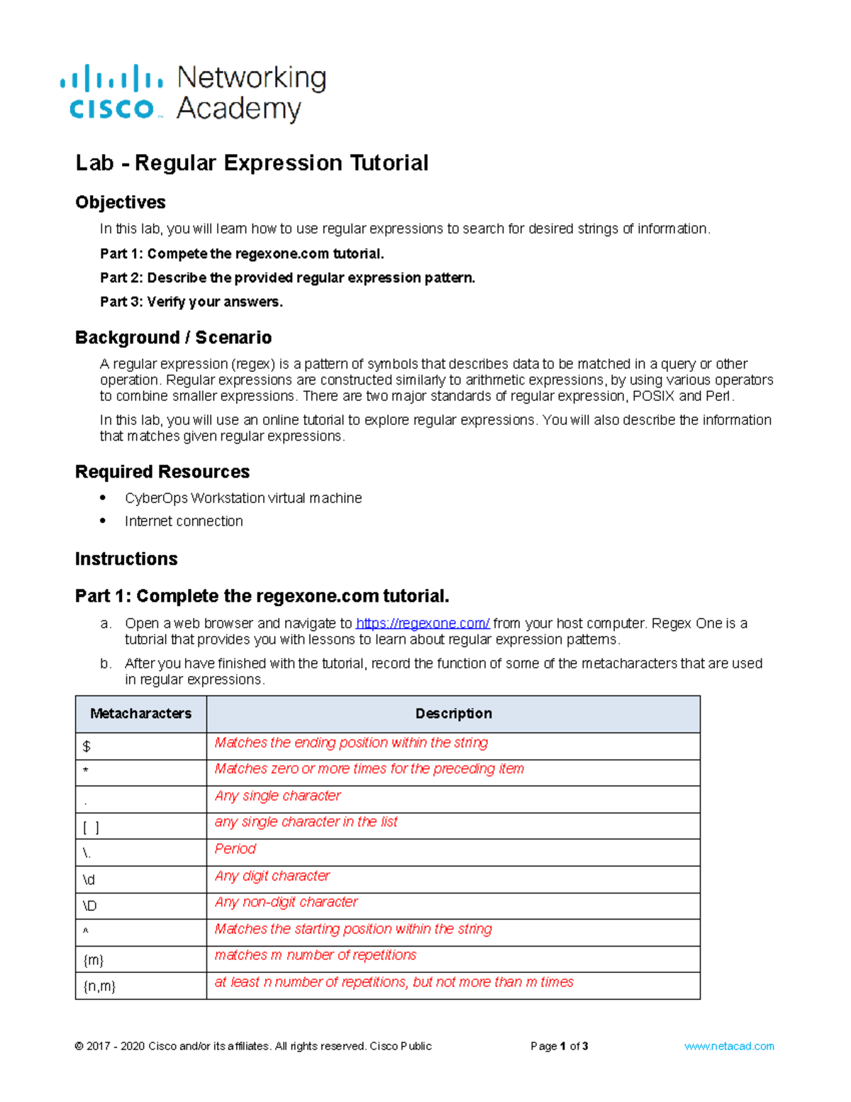 27 2 9 lab regular expression tutorial lab regular expression