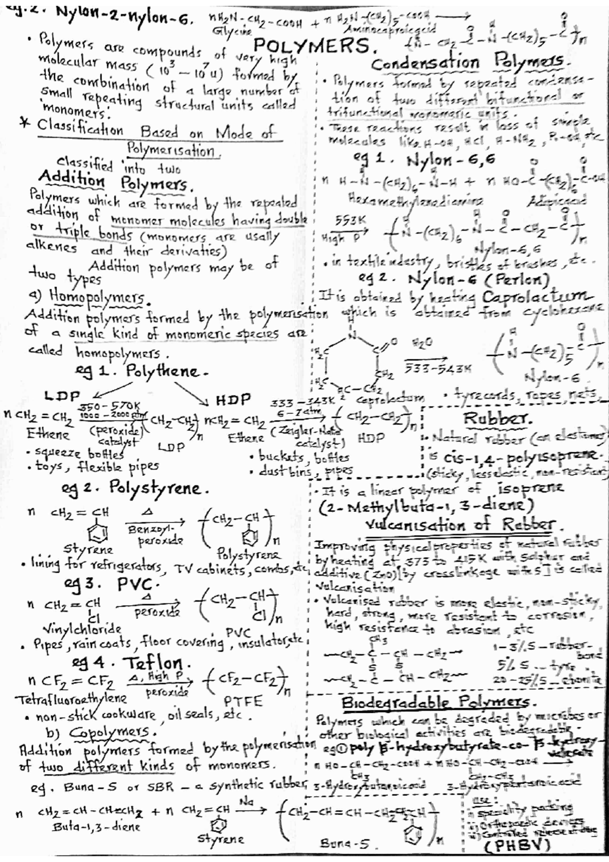 Polymers, Biomolecules, Chemistry in everyday life - Inorganic ...