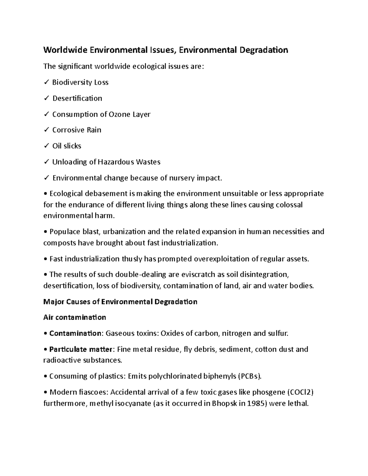 Document 16 - It is from my lecture note - Worldwide Environmental ...