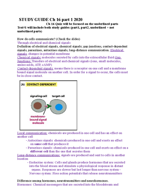 Study Guide Chapter 17 - STUDY GUIDE TEST# Ch 17 Leukocytes ...