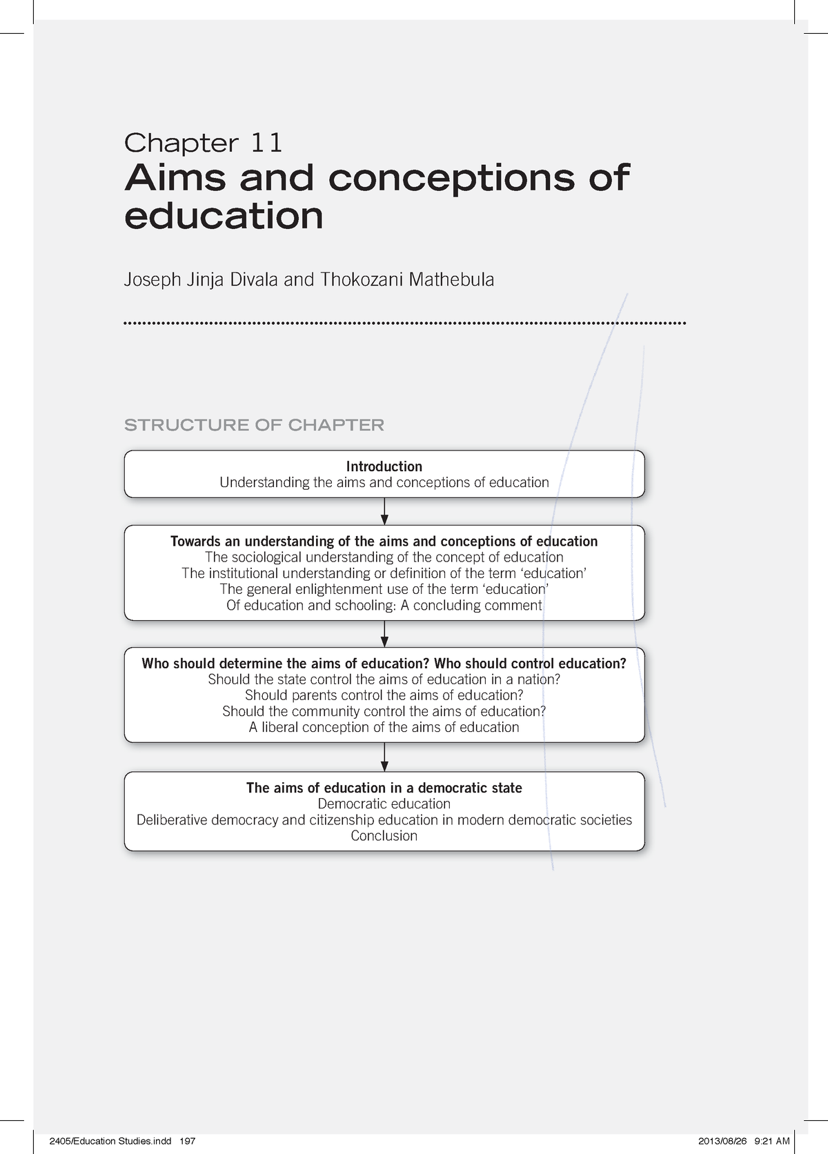 aims of education assignment