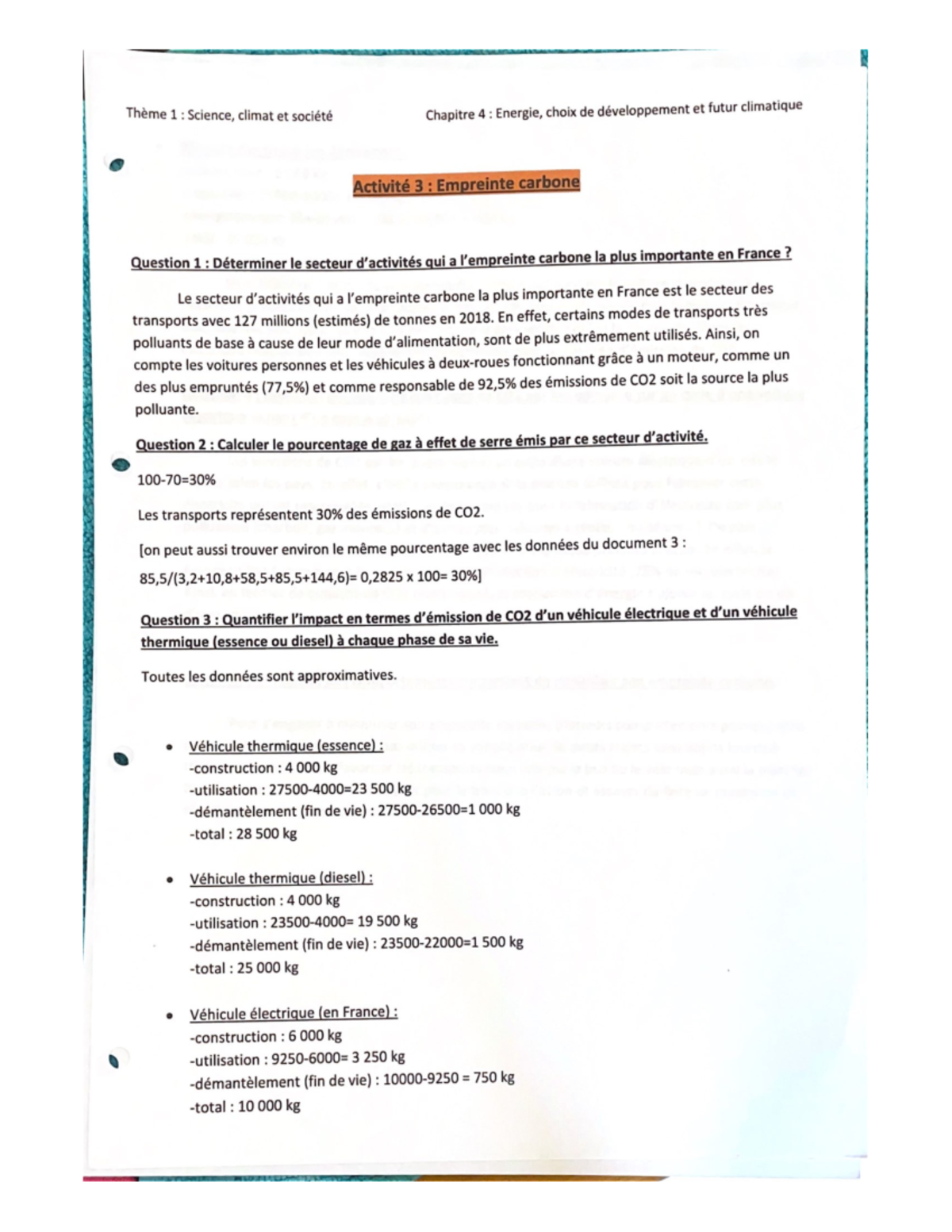 Activité enseignement scientifique Energie, choix de développement et — free download