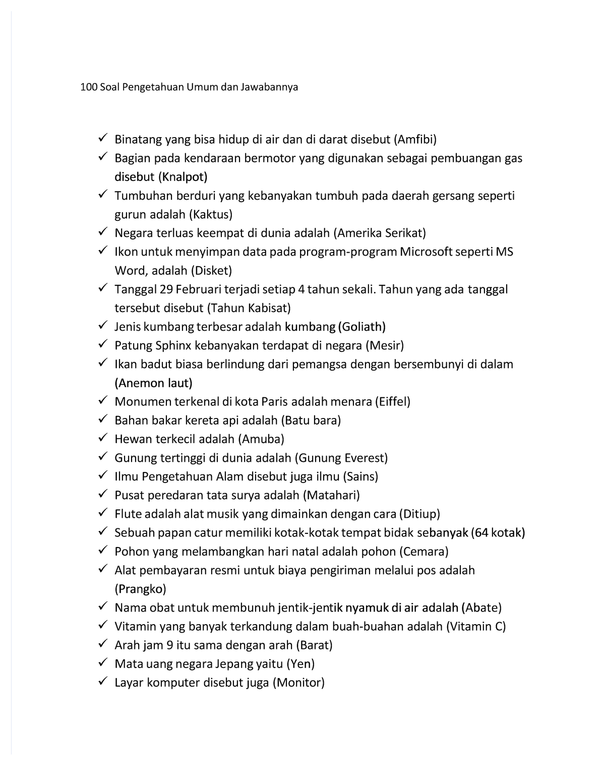 Pdf-100-soal-pengetahuan-umum-dan-jawabannya Compress Adn They Hardw ...