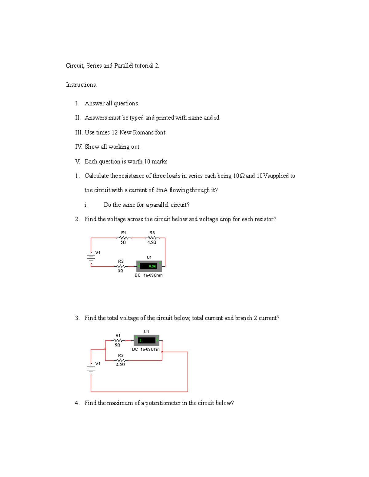 Screenshot 2023-10-13 at 22 - Circuit, Series and Parallel tutorial 2 ...