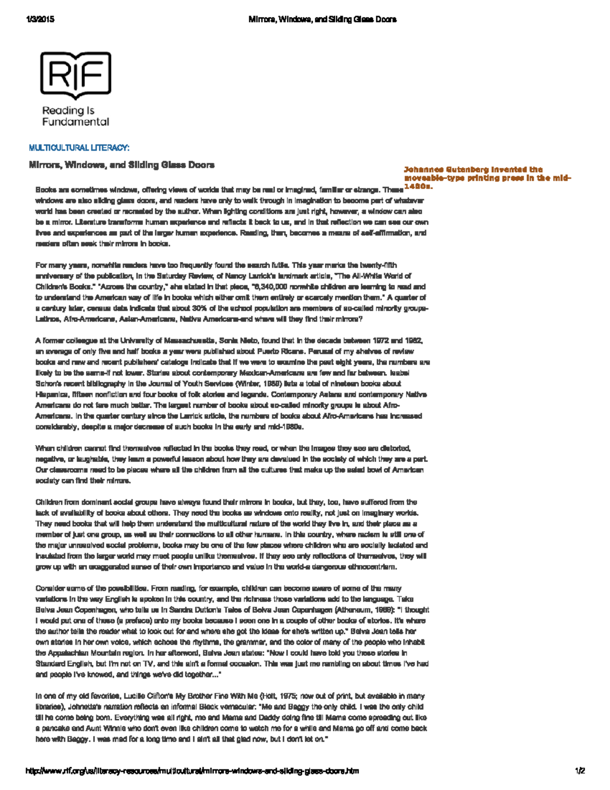 Mirrors Windows and Sliding Glass Doors EDTHP 115 Studocu