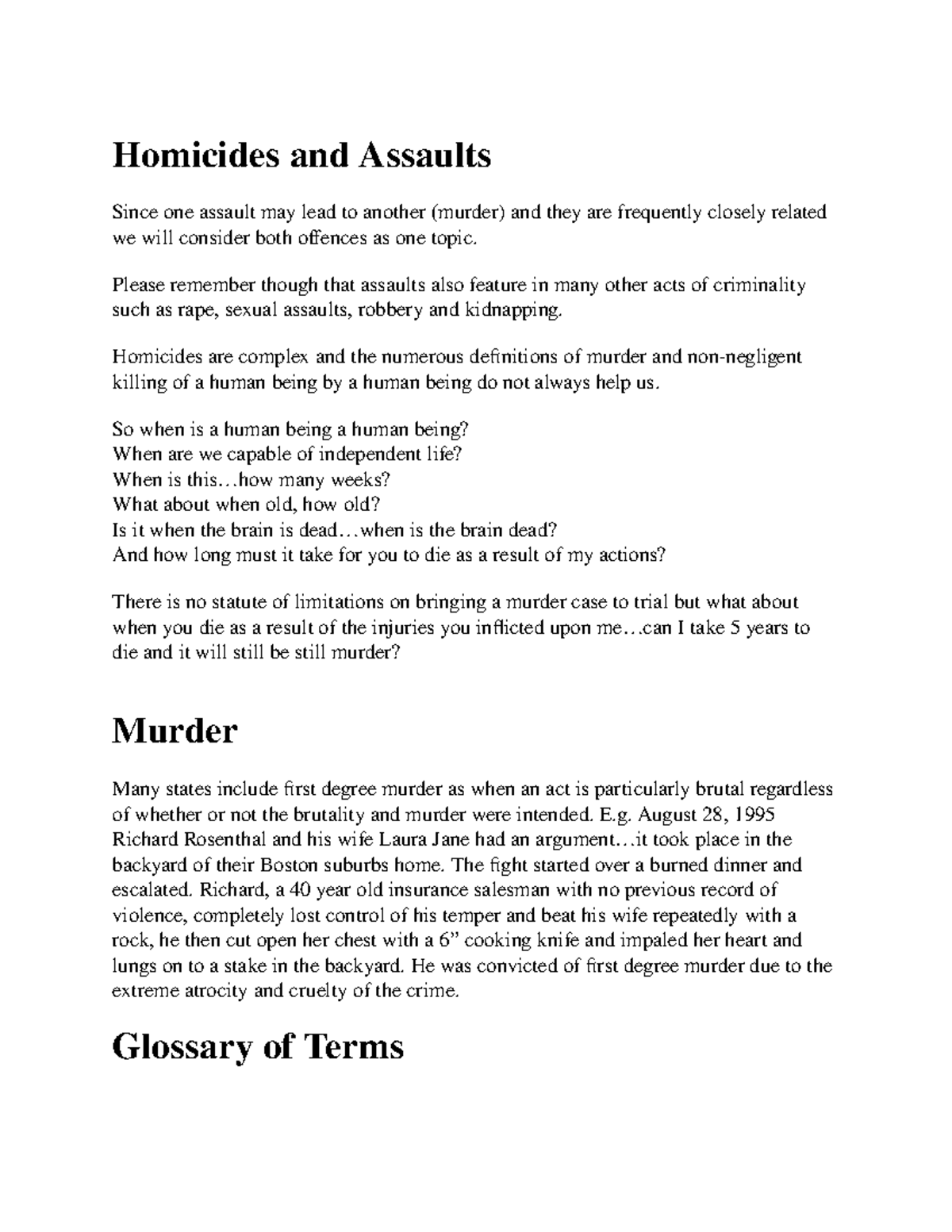 unit-5-types-of-criminal-violence-homicides-and-assaults-since-one