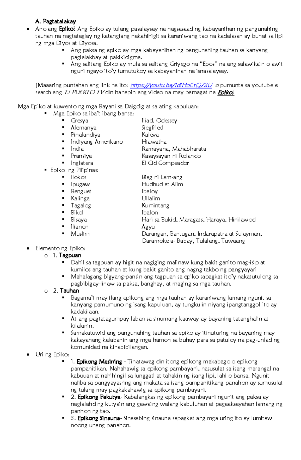 pagtatalakay-elementary-education-reviewer-a-pagtatalakay-ano-ang