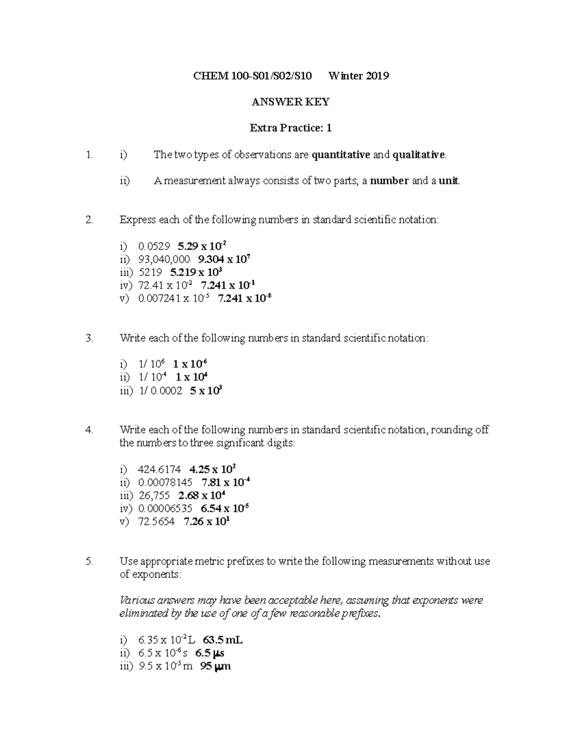 chem 100 homework