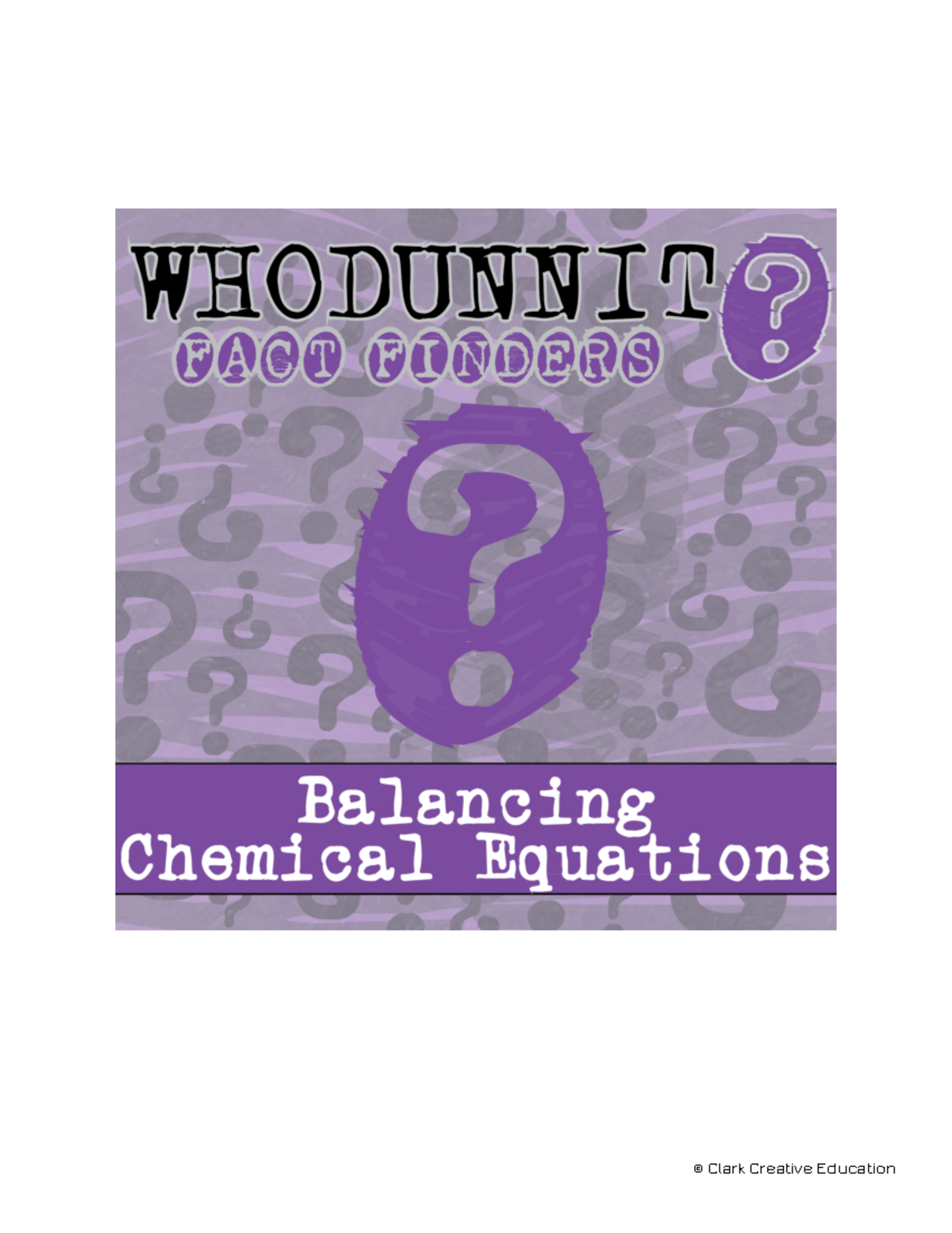 1 updated Student Whodunnit - Balancing Chemical Equations - Whodunnit ...