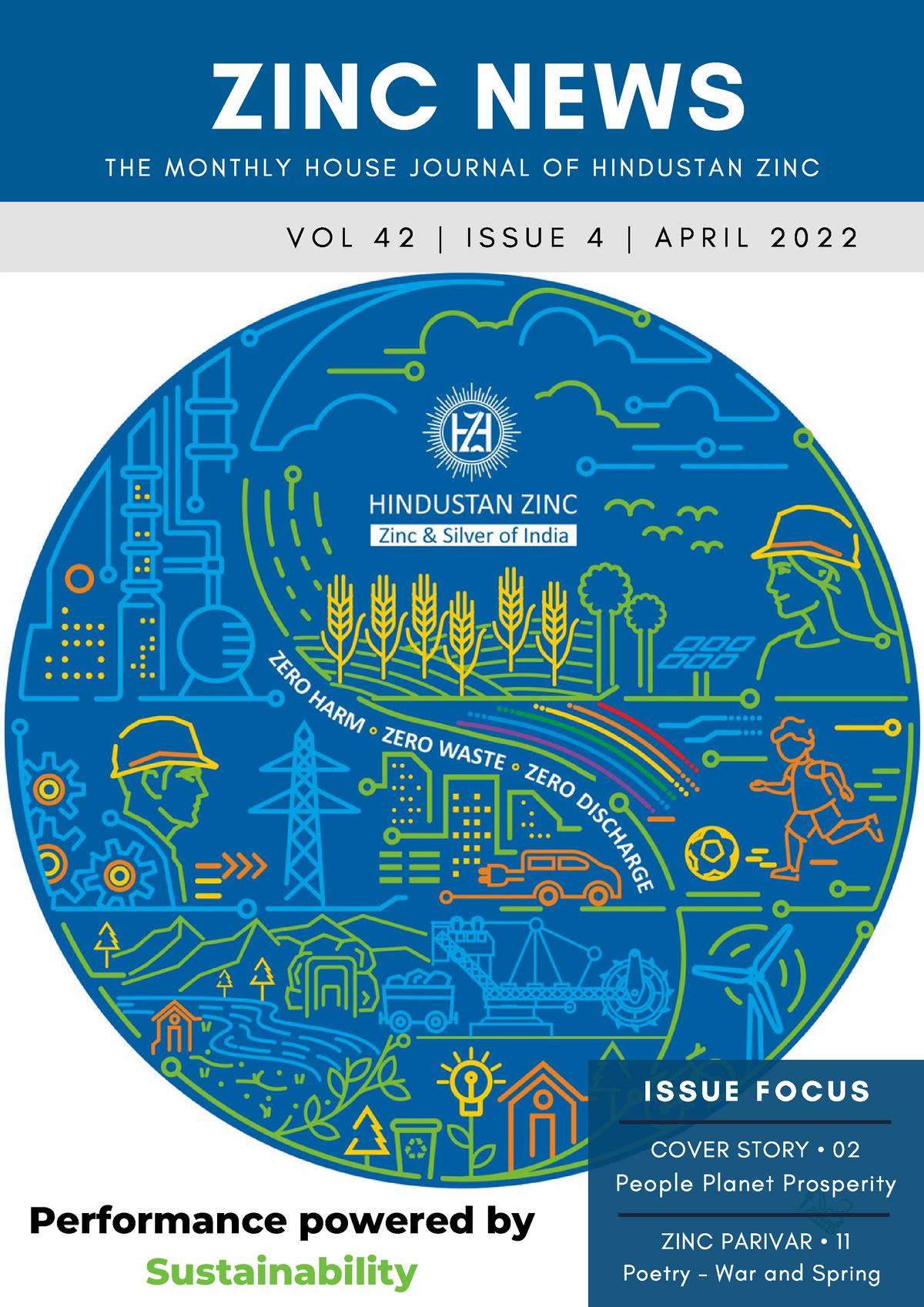 ZINC NEWS VOL 42 Issue 4 April 2022 COVER STORY • 02 People