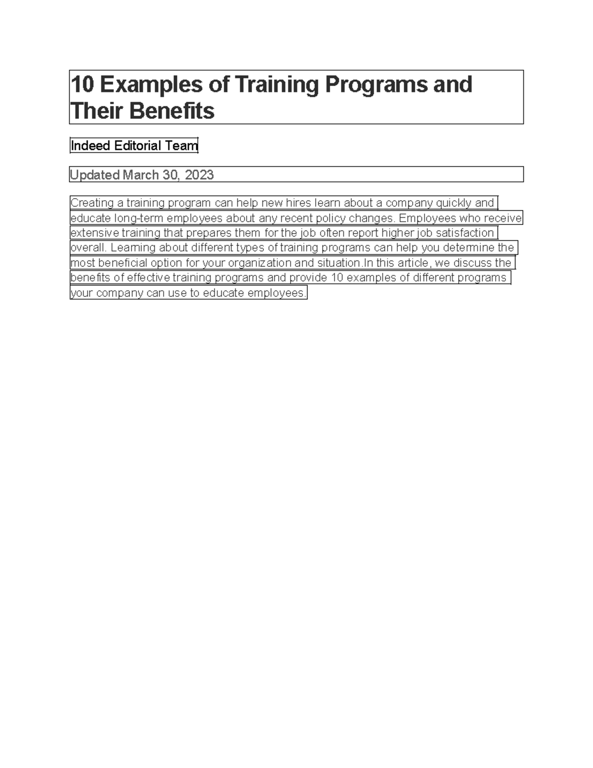 10 Examples of Training Programs and Their Benefits - Employees who ...