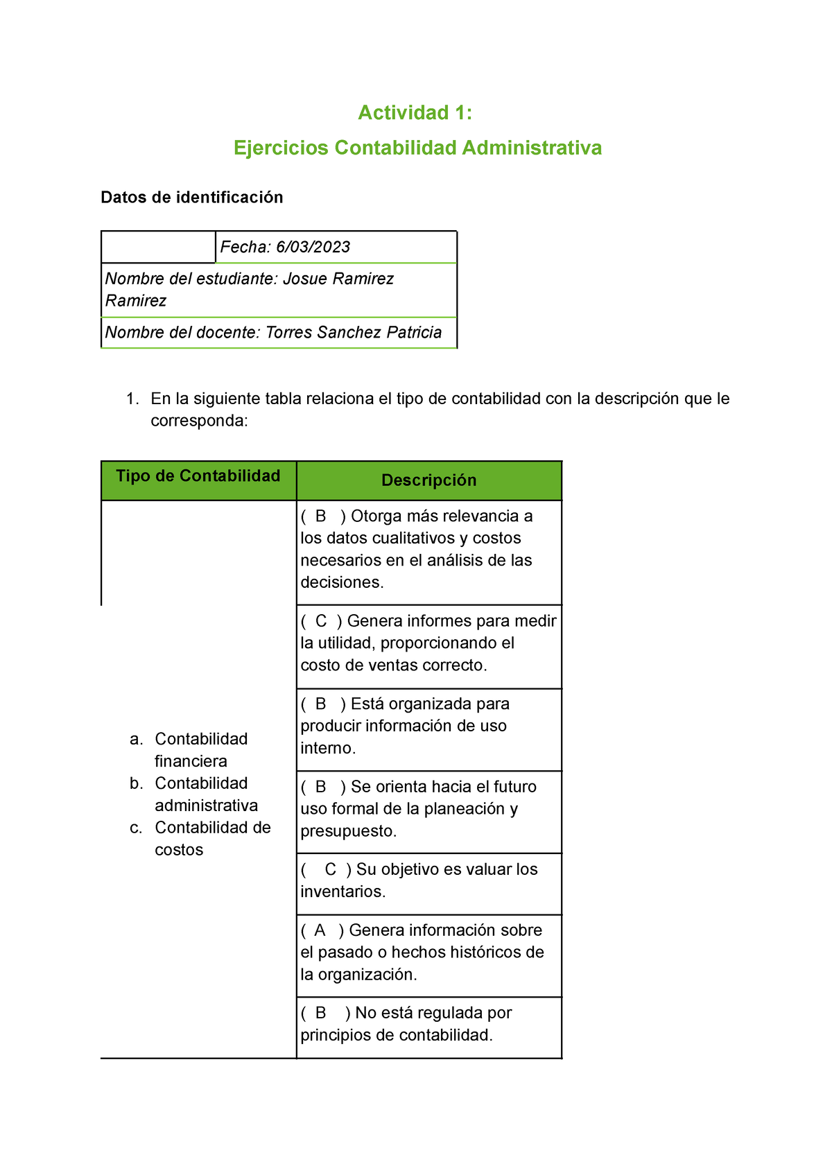 Actividad 1 Conta Admin - Actividad 1: Ejercicios Contabilidad ...