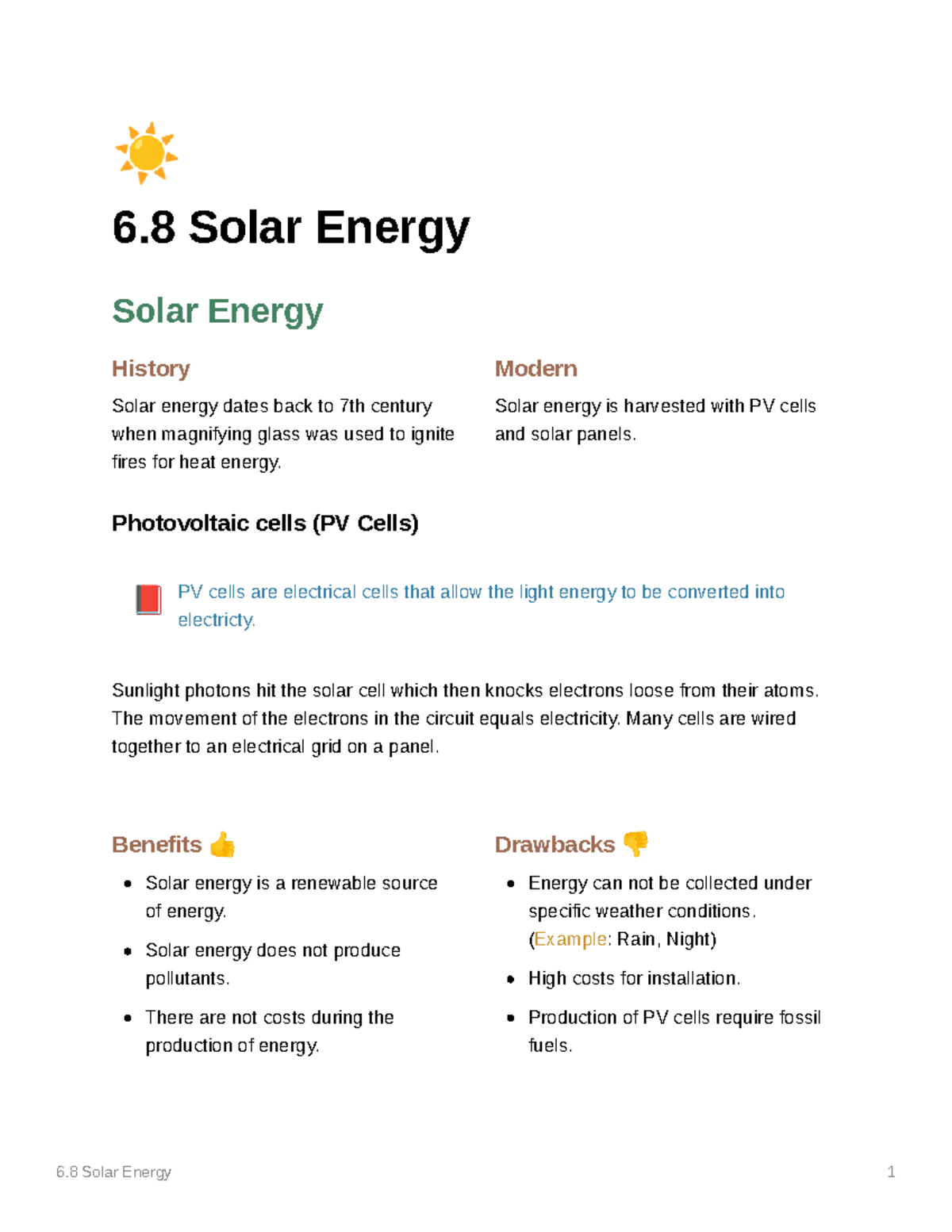 Solar energy - Modern Solar energy is harvested with PV cells and solar ...