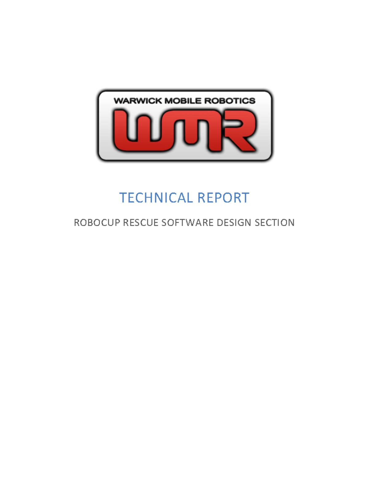 06 technical report software - TECHNICAL REPORT ROBOCUP RESCUE SOFTWARE ...