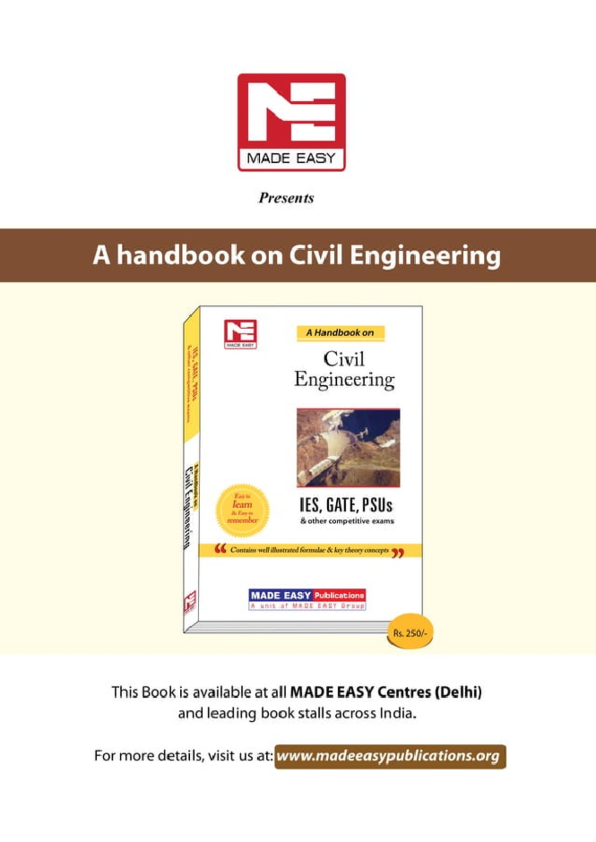 Sample handbook Made Easy - NE MADE EASY Presents A handbook on Civil ...