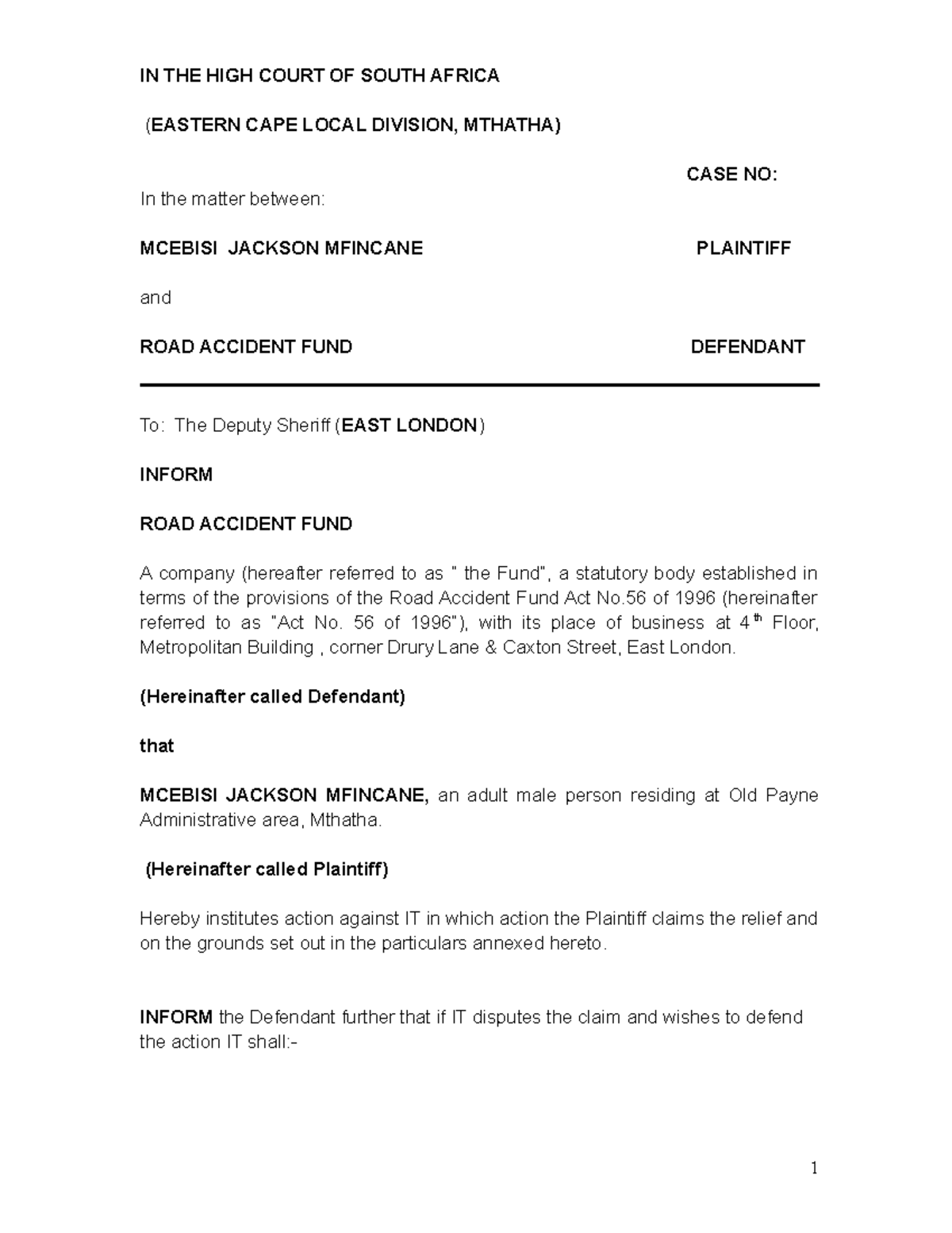 summons-example-how-to-make-summons-in-the-high-court-of-south-africa