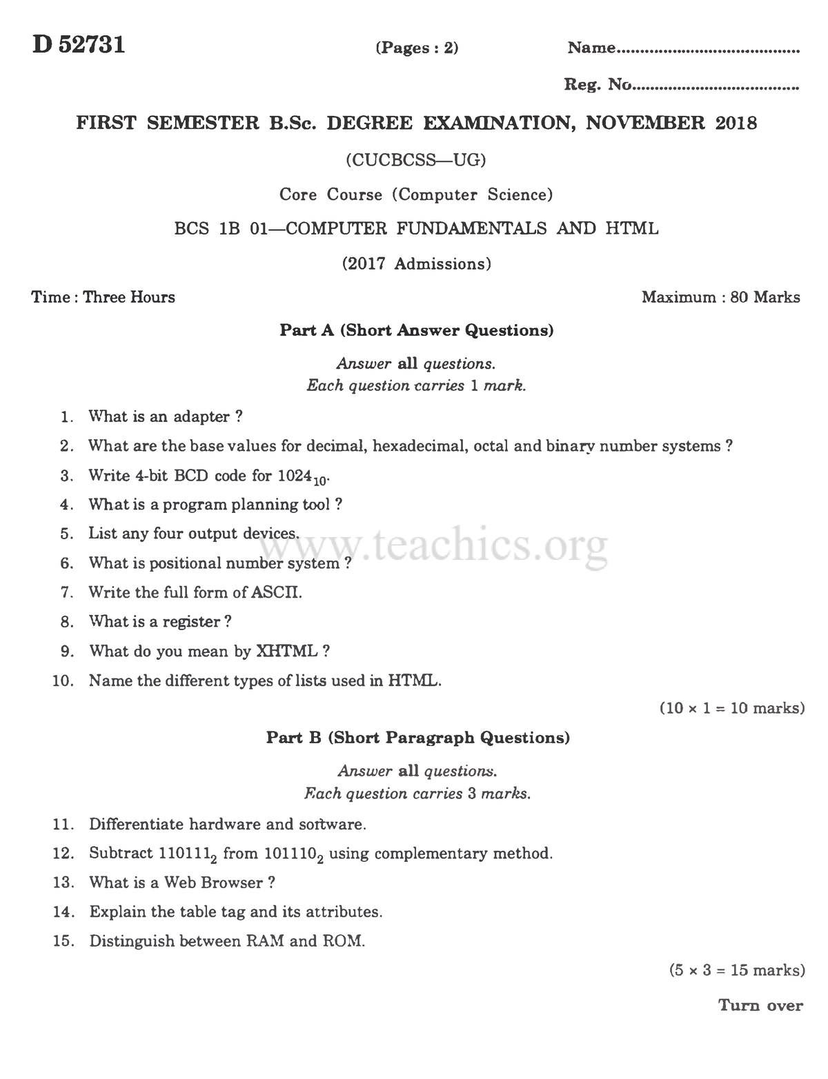 term paper on computer fundamental