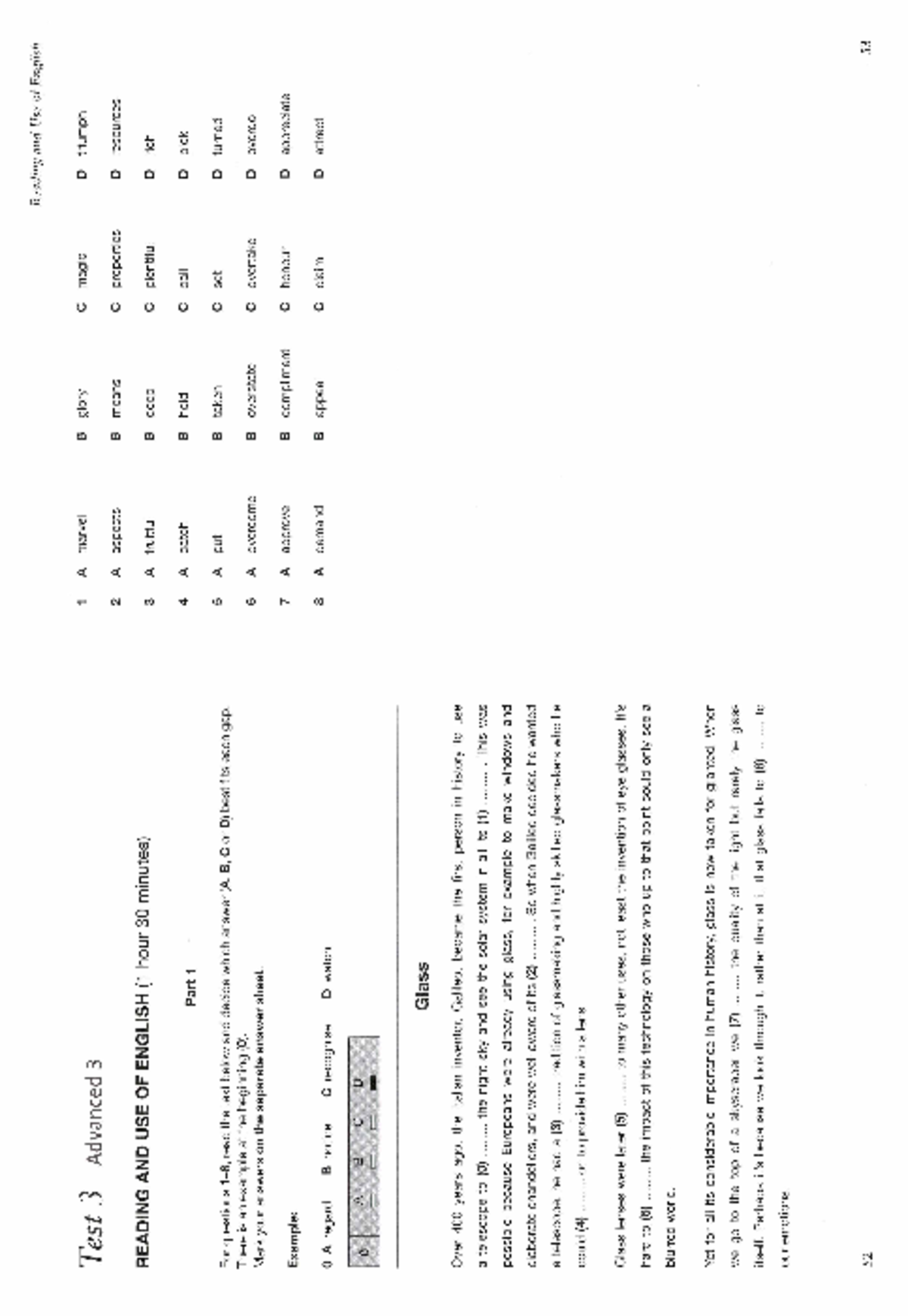 Marcos diez esparza Advanced 3 Test 3 CAE Studocu