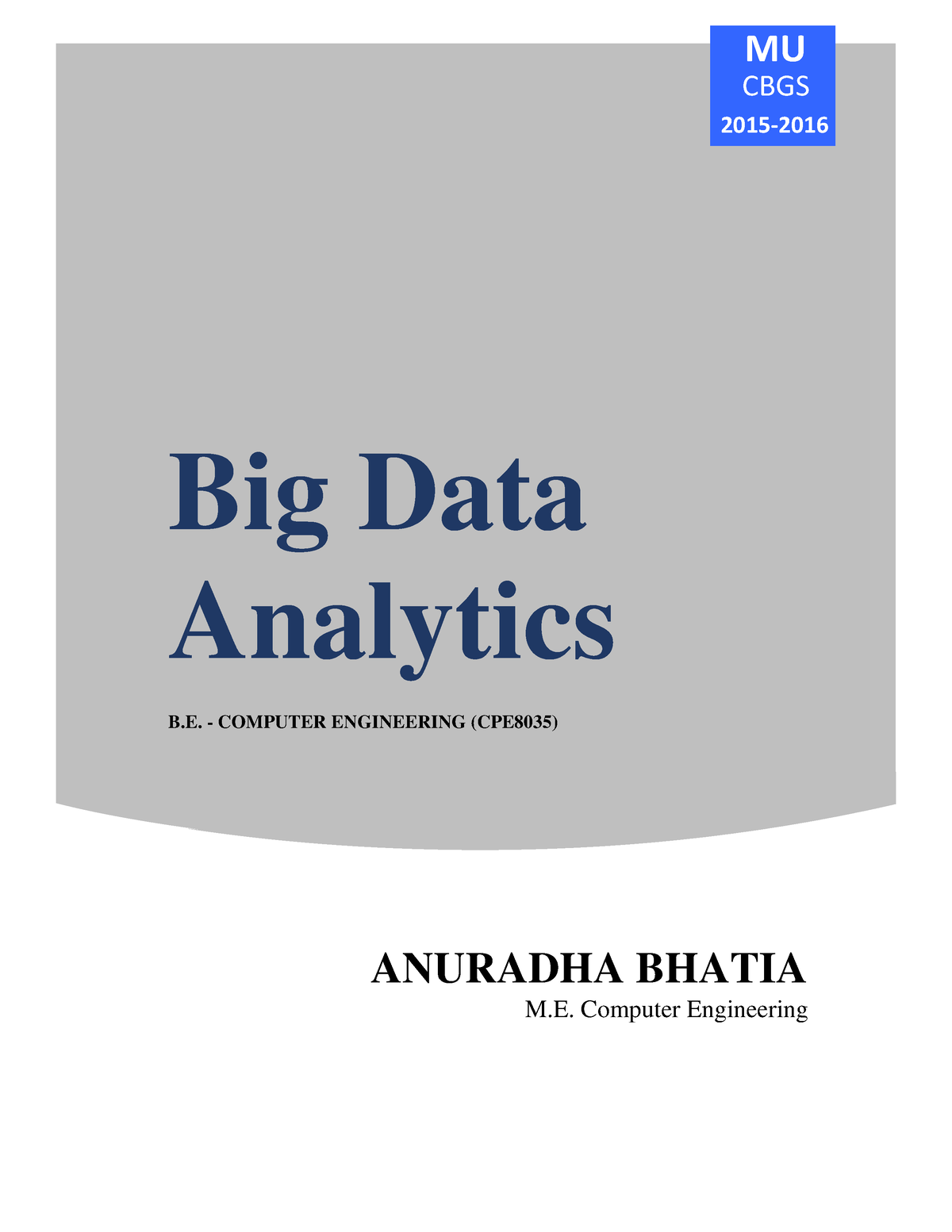 Big Data Analytics ( PDFDrive ) - Big Data Big Data Analytics B ...