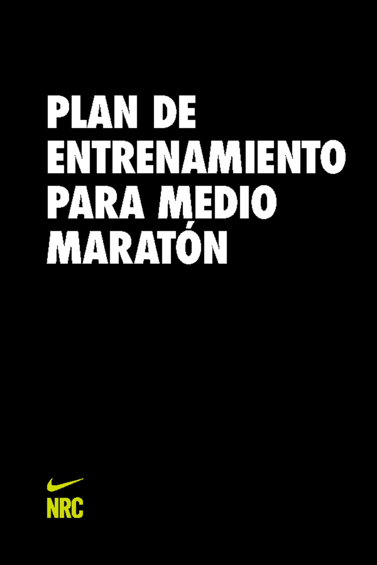 nike run club half marathon training