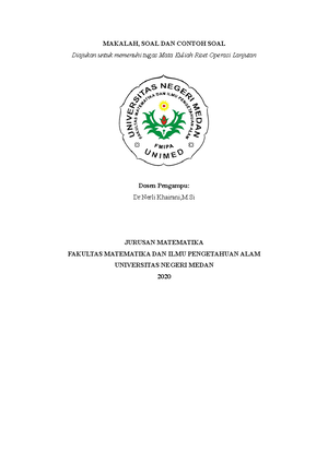 [Solved] Contoh Soal Model Linear Programming Riset Operasi Beserta ...