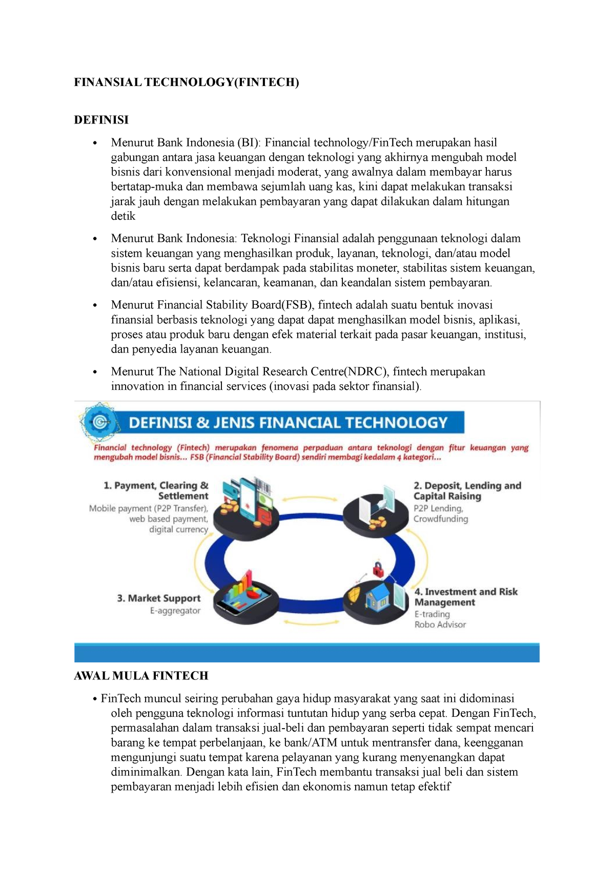 Finansial Technology - FINTECH - FINANSIAL TECHNOLOGY(FINTECH) DEFINISI ...