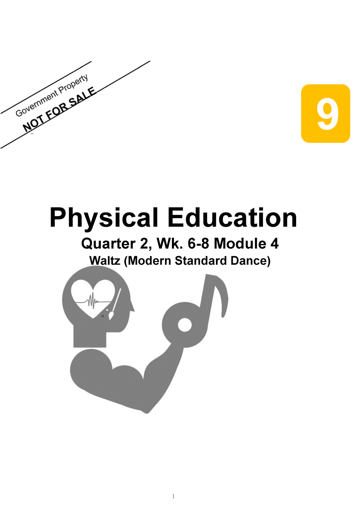 Pe9 Q2 Mod4 Socialdances Version 2 - NOT Physical Education Quarter 2 ...