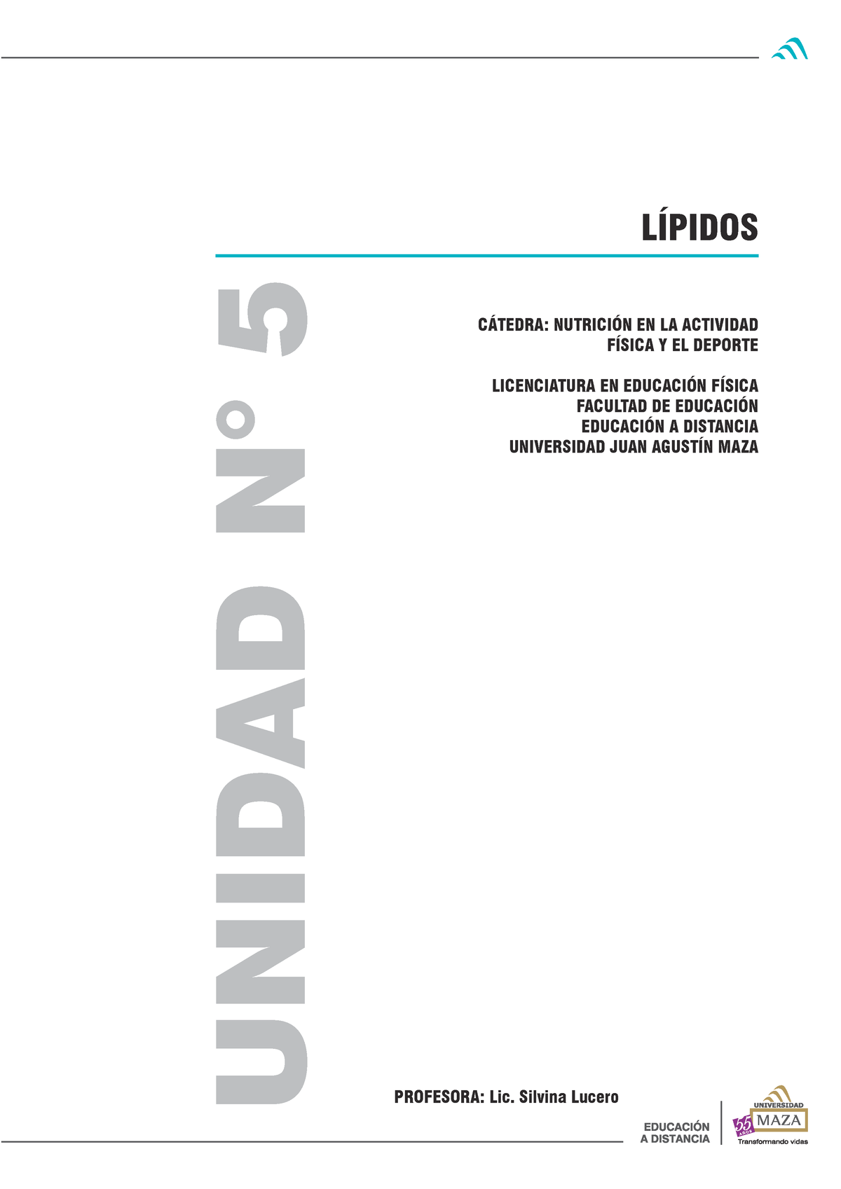 Unidad 5 - Nutricion - Apuntes - LÕPIDOS C¡TEDRA: NUTRICI”N EN LA ...