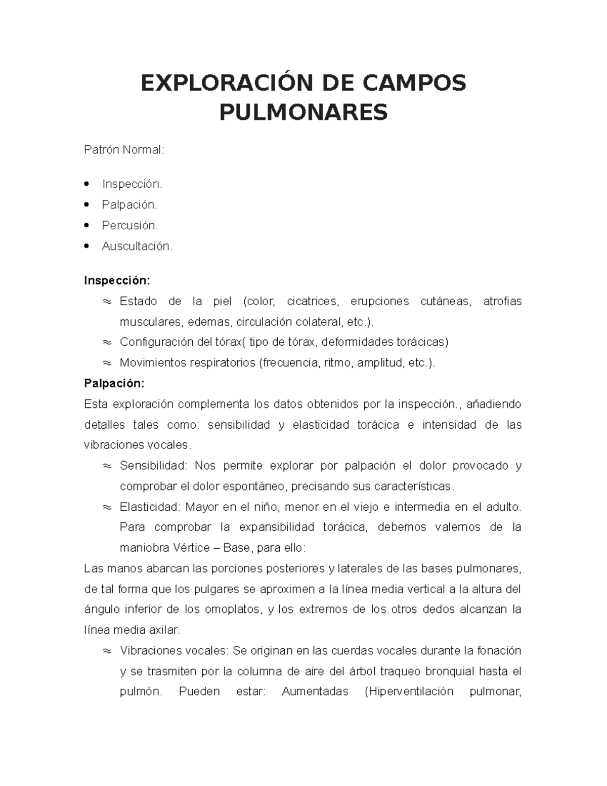 17 Exploración DE Campos Pulmonares en enfermería 2022 Anatomía
