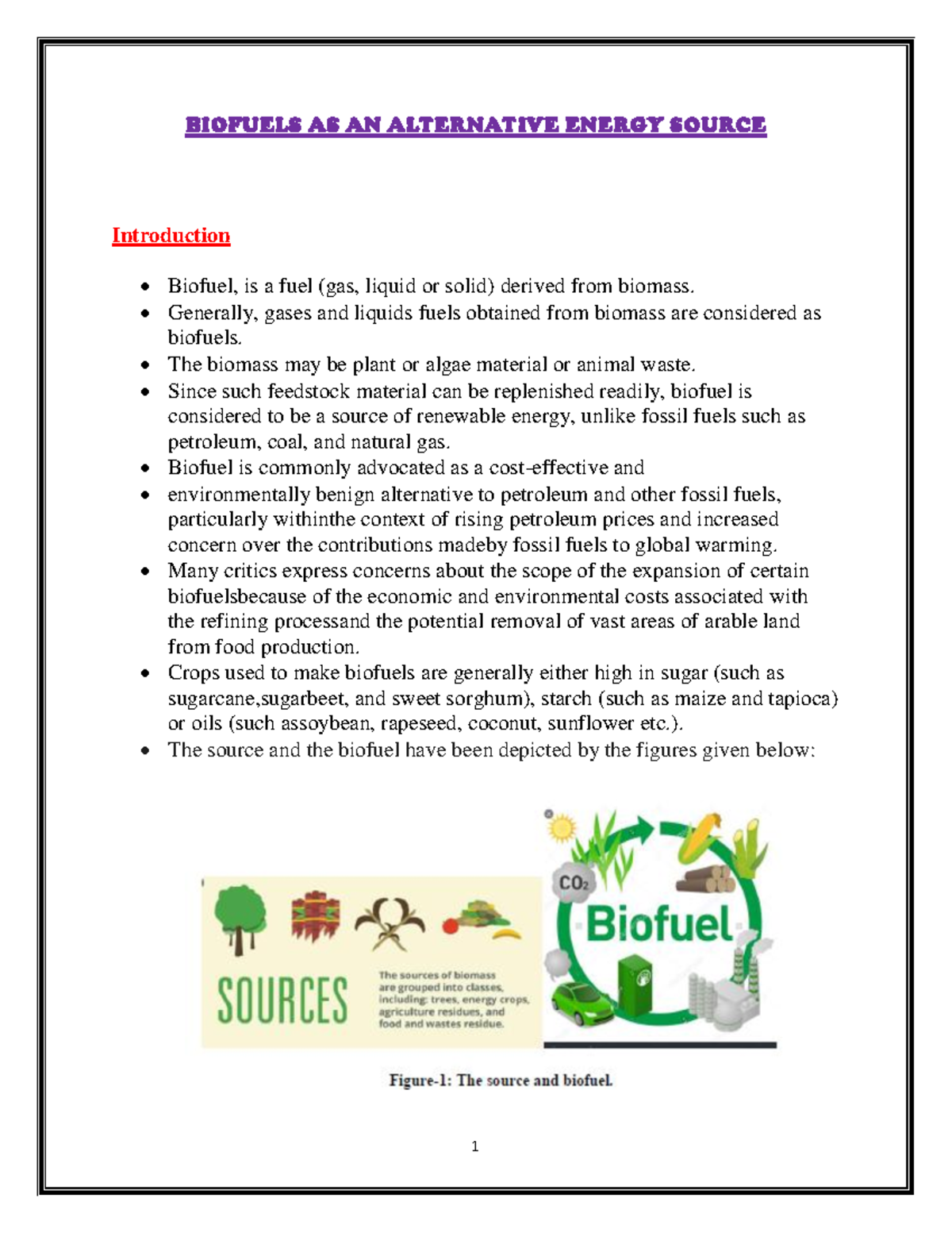 Biofuels AS AN Alternative Energy Source - BIOFUELS AS AN ALTERNATIVE ...