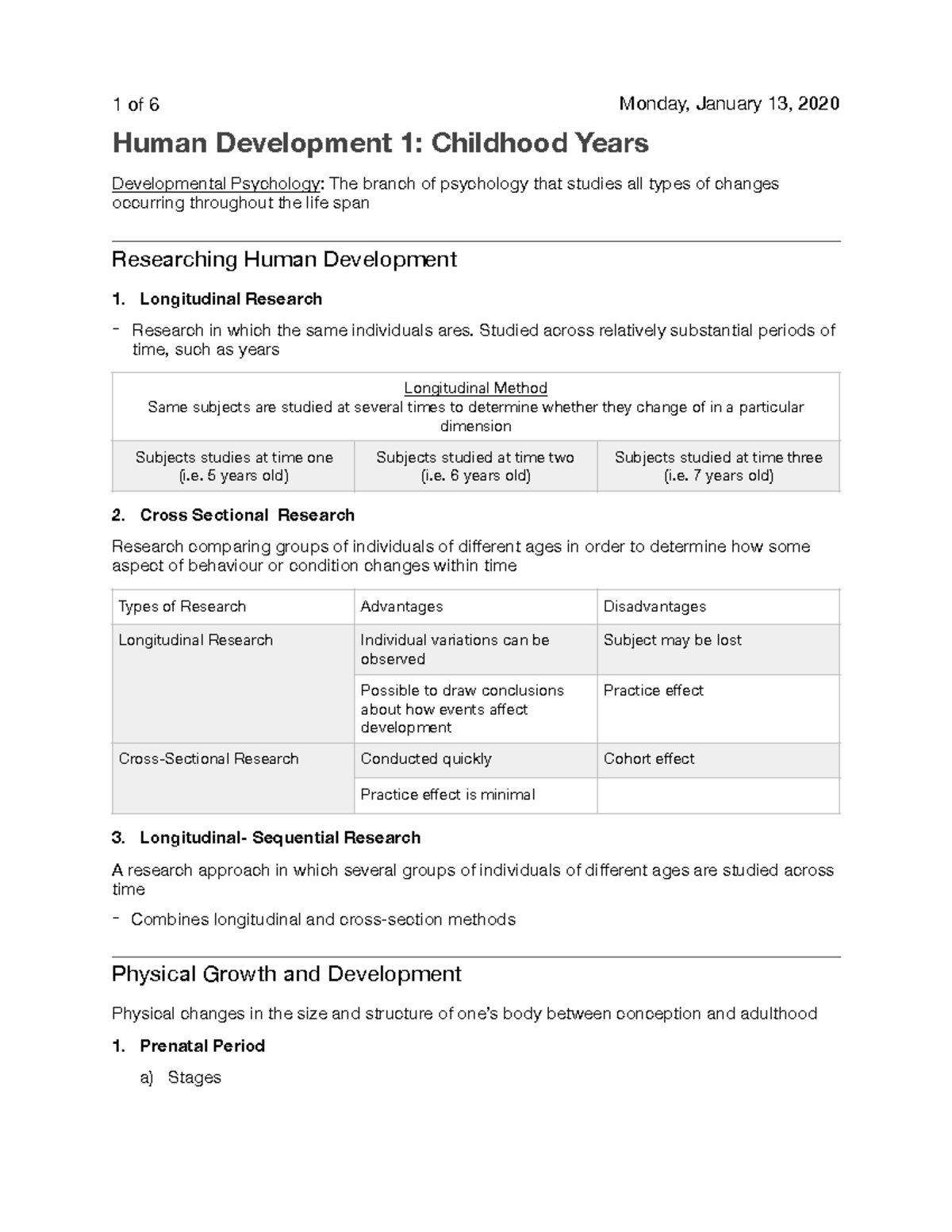 Human development 1: childhood years - Human Development 1: Childhood ...