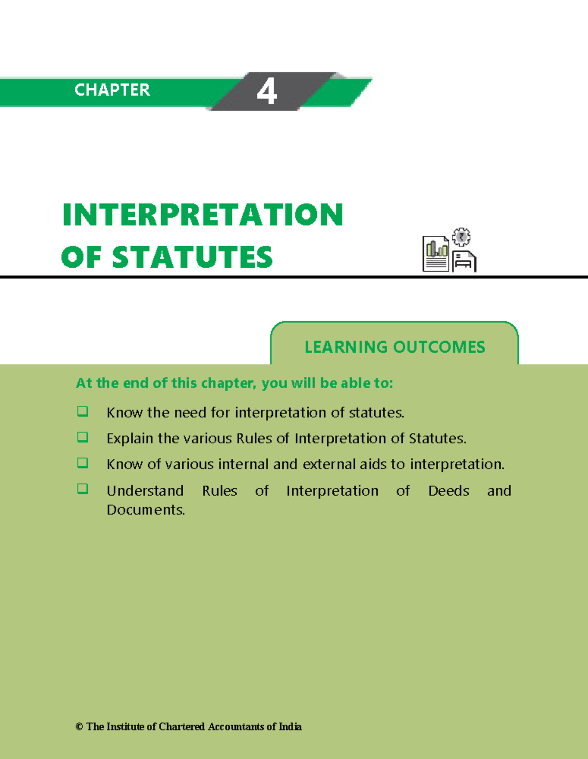 Part 2 Interpretation of Statutes - LEARNING OUTCOMES INTERPRETATION OF ...