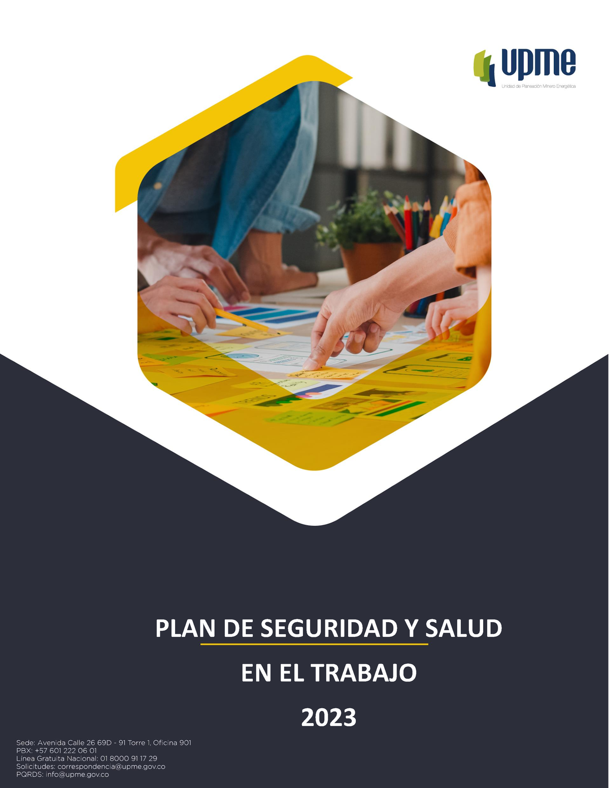 Plan Seguridad Salud Trabajo 2023 - 2023 F-MC-04 2022/09/ Recuerde: Si ...