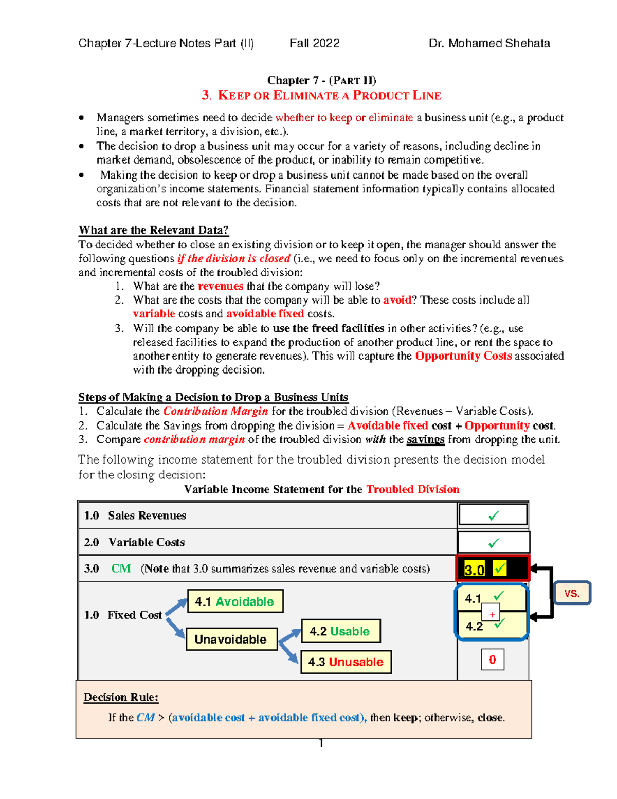 2AB3-CH7-pt2 Note - Practice Material - Chapter 7 - (PART II) 3. KEEP ...