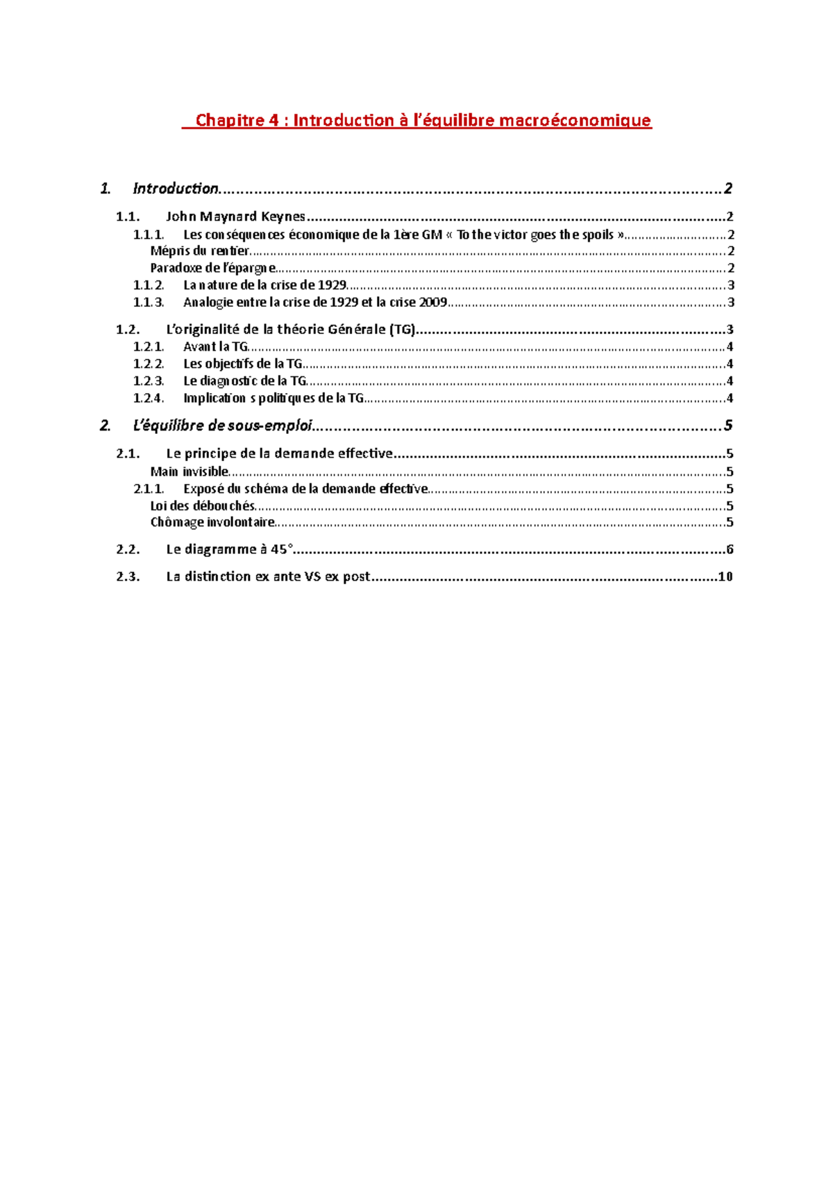 Macro-chapitre-4 - Notes de cours semestre 2 - Chapitre 4 ...