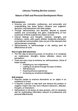 Time Management - LTS Lecture - Time Management The ability to allocate ...