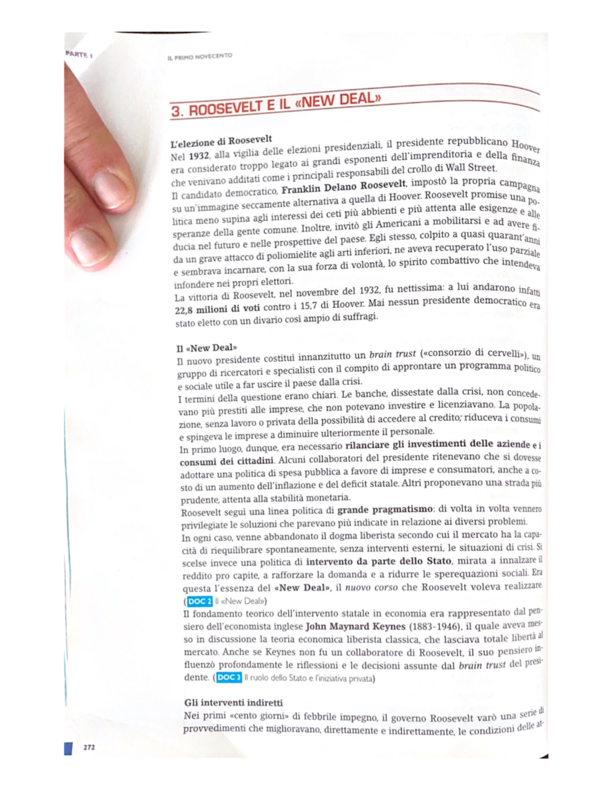 Crisi Del 29, New Deal - Lingua E Letteratura Italiana (Scienze Umane ...